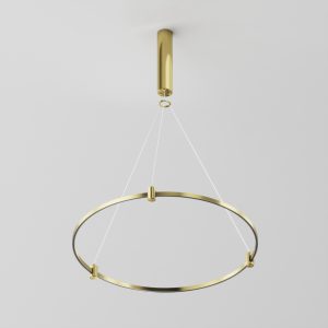 Готовая конструкция круглая D650мм c основанием под блок питания без светильников и блока питания