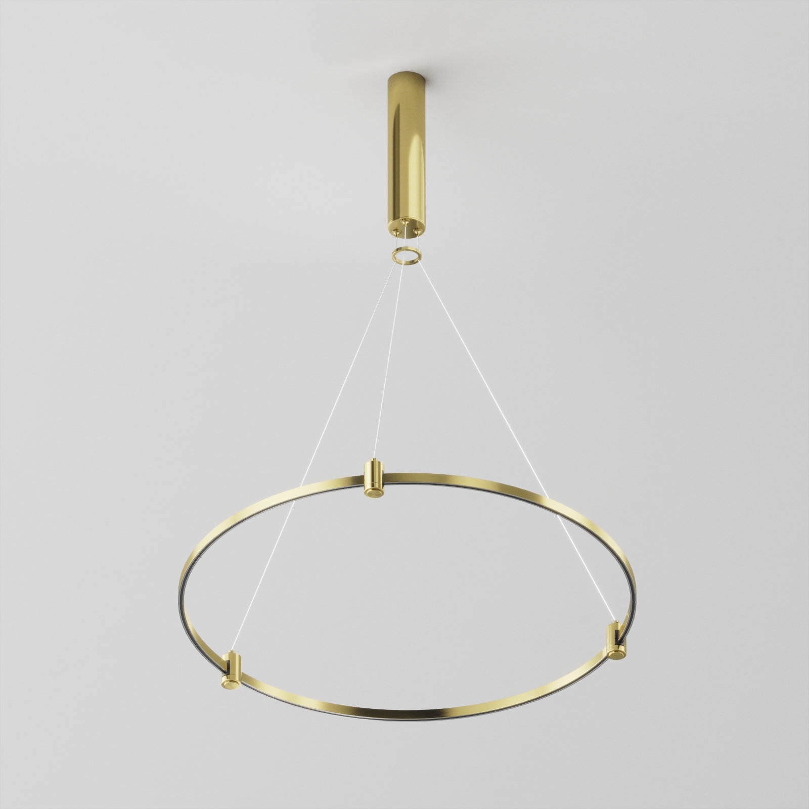 Готовая конструкция круглая D650мм c основанием под блок питания без светильников и блока питания