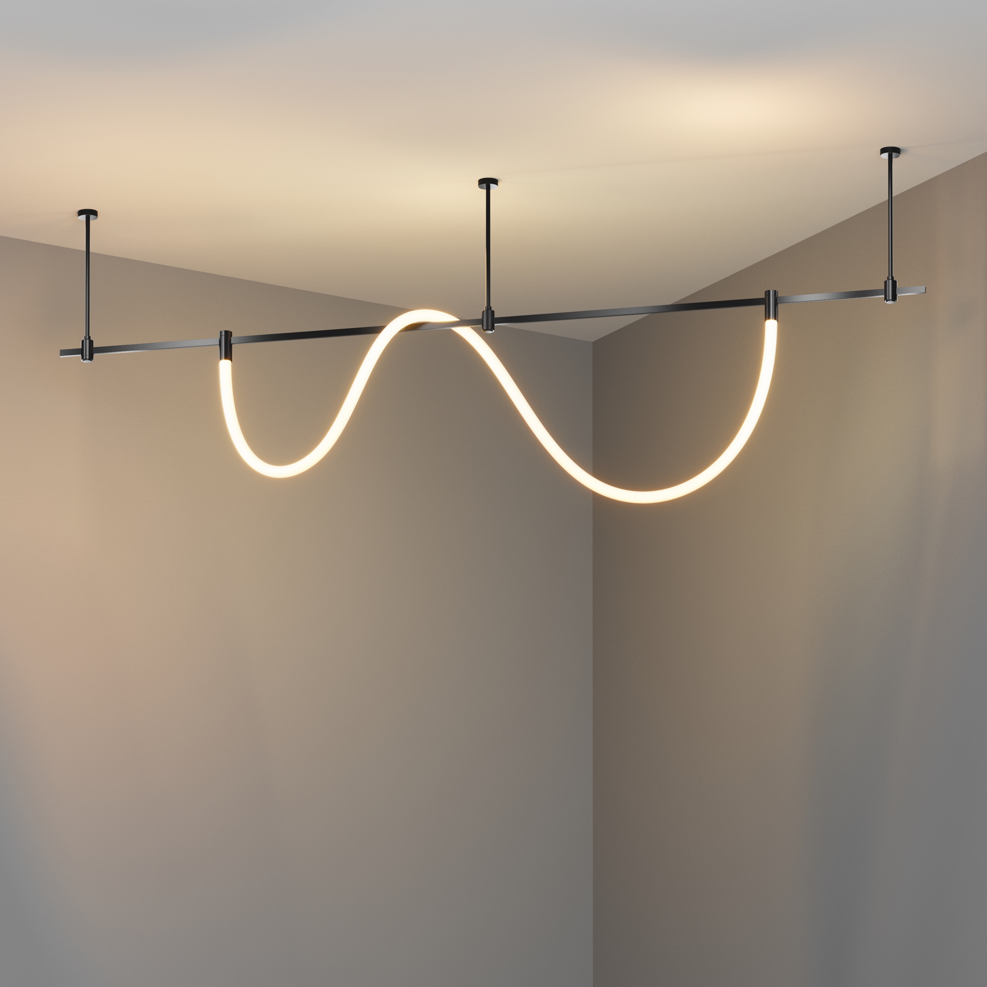 Трековый светильник Tau Flarity 3000K 27Вт 360° Трековый светильник Technical TR154-1-27W3K-B — изображение 2