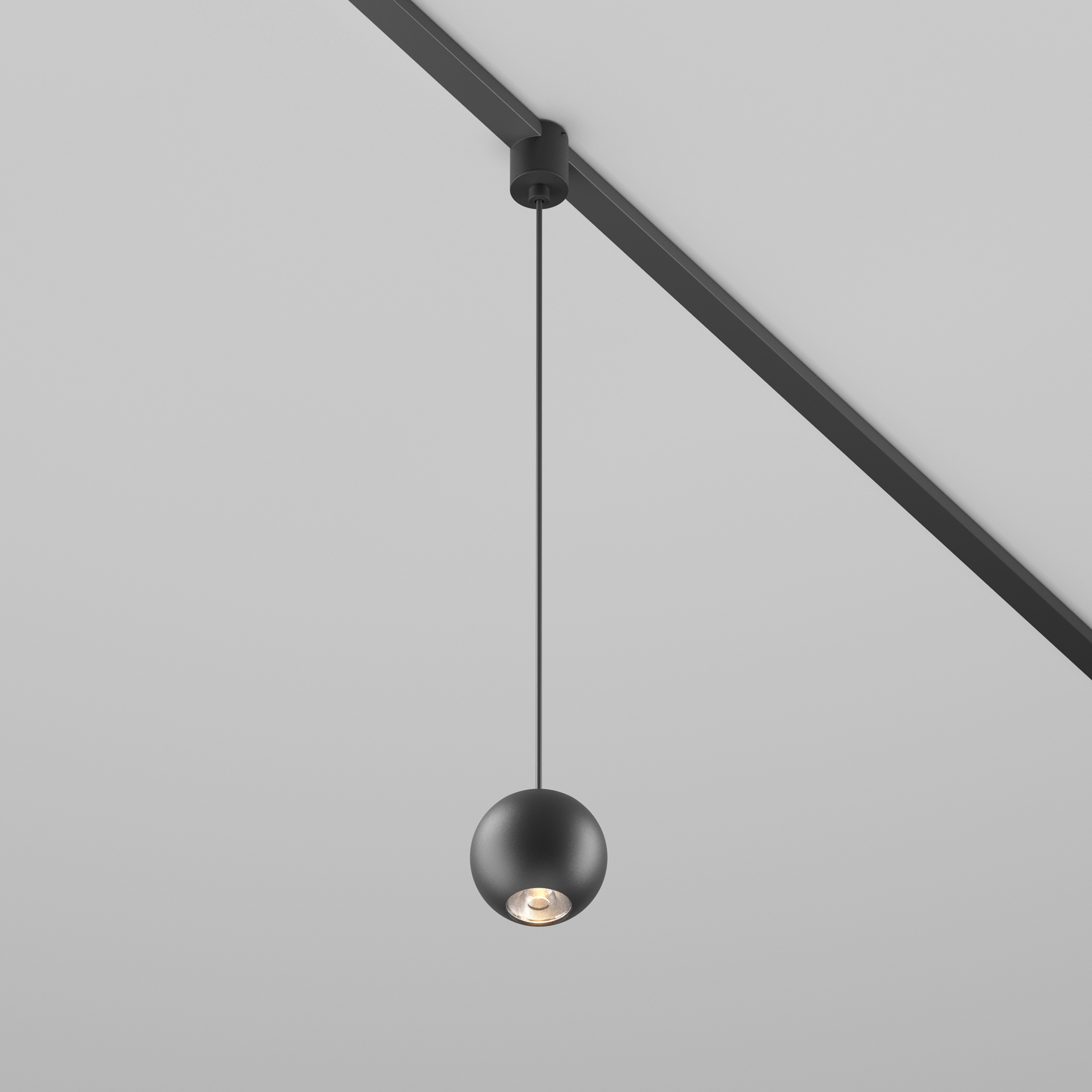 Трековый светильник Sfera Elasity 3000K 8Вт 36° Трековый подвесной светильник Technical TR165-1-8W3K-M-B — изображение 2