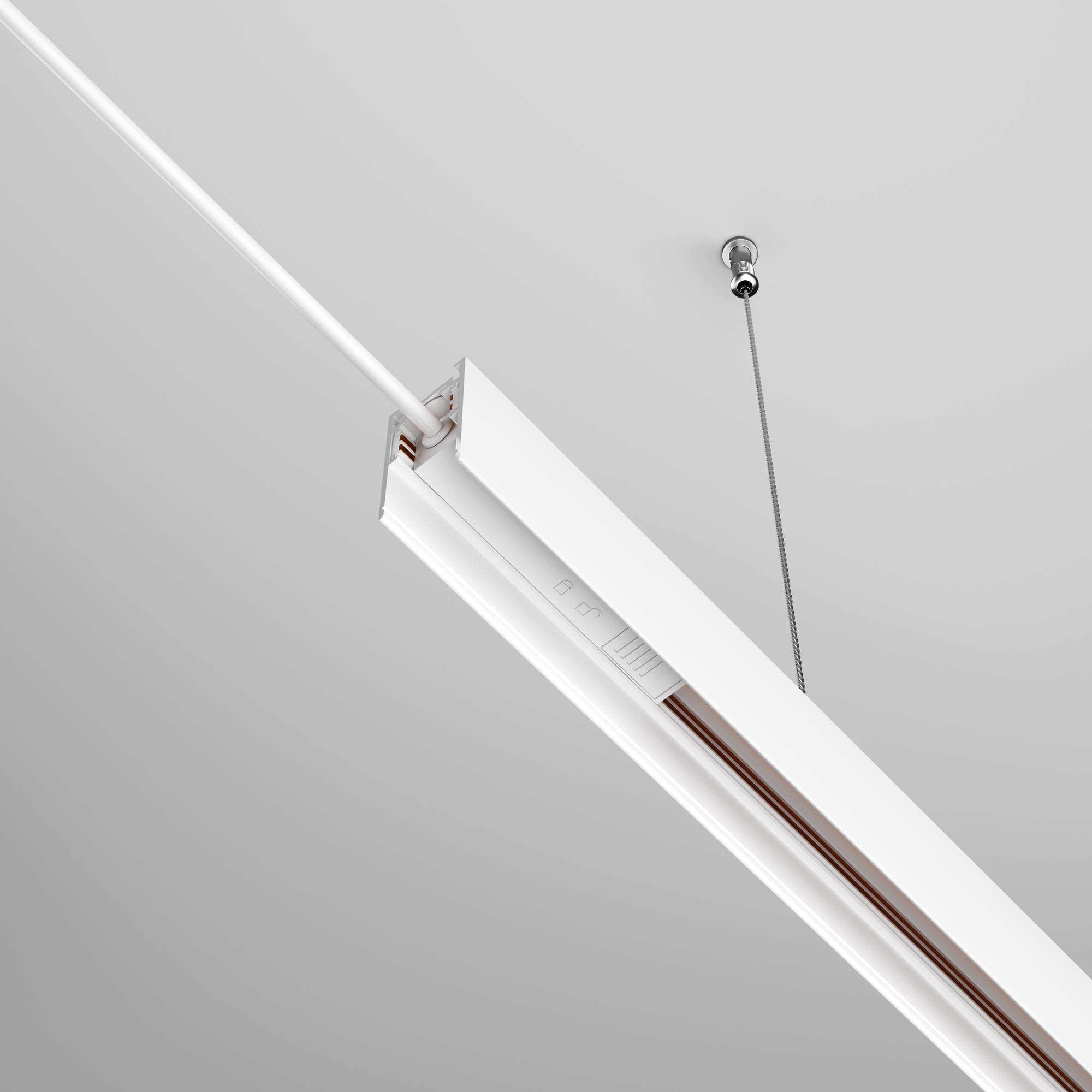 Ввод питания Exility белый Комплектующие для систем освещения с токоведущими элементами Technical TRA034B-42W