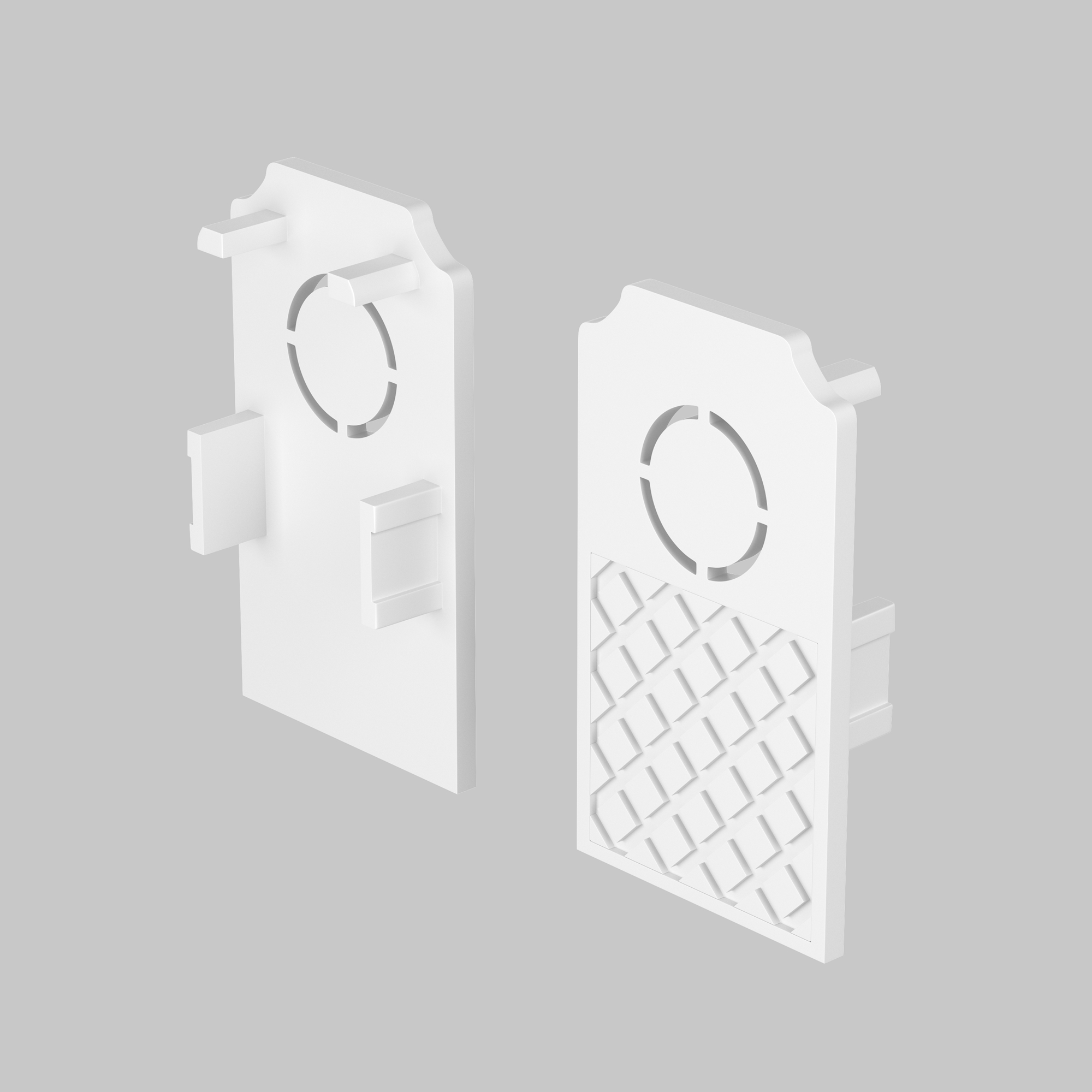 Заглушки к встраиваемому шинопроводу Exility 2 шт. белый Комплектующие для встраиваемой трековой системы Technical TRA034EC-42W — изображение 3