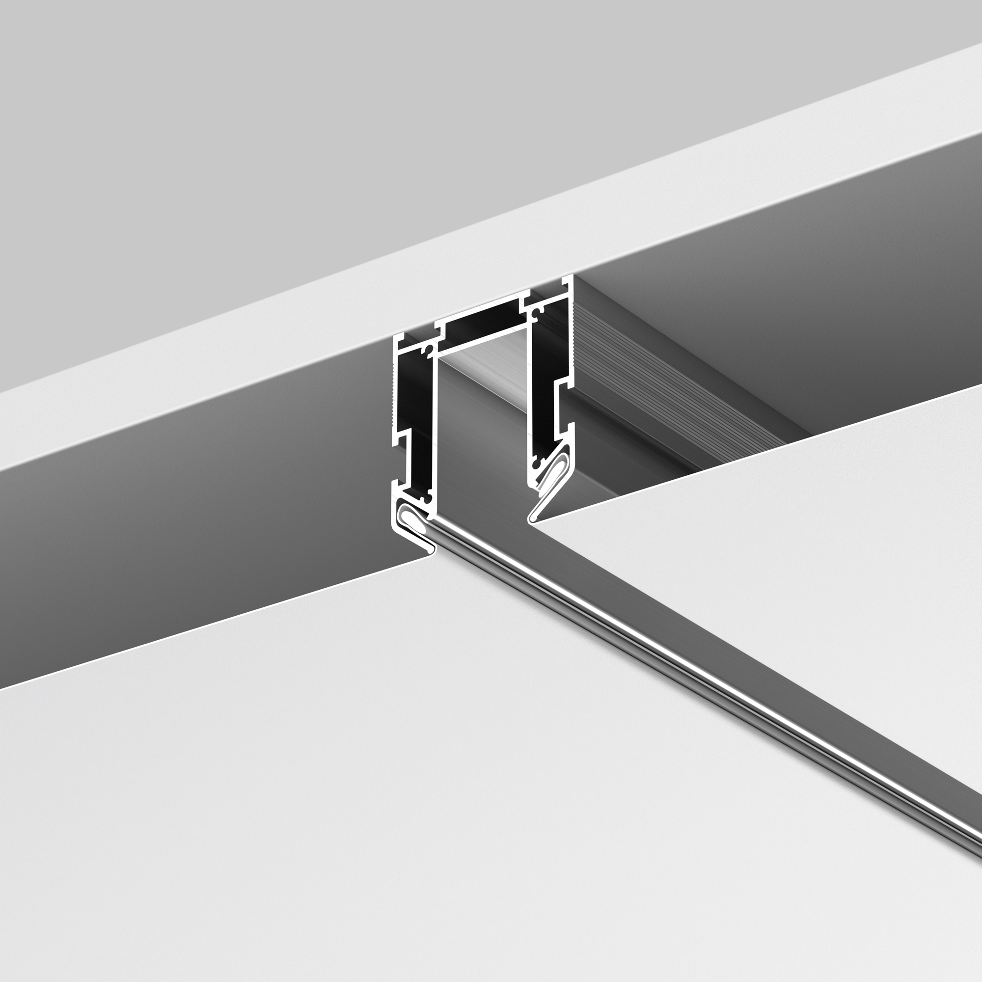 Профиль для монтажа Exility в натяжной ПВХ потолок