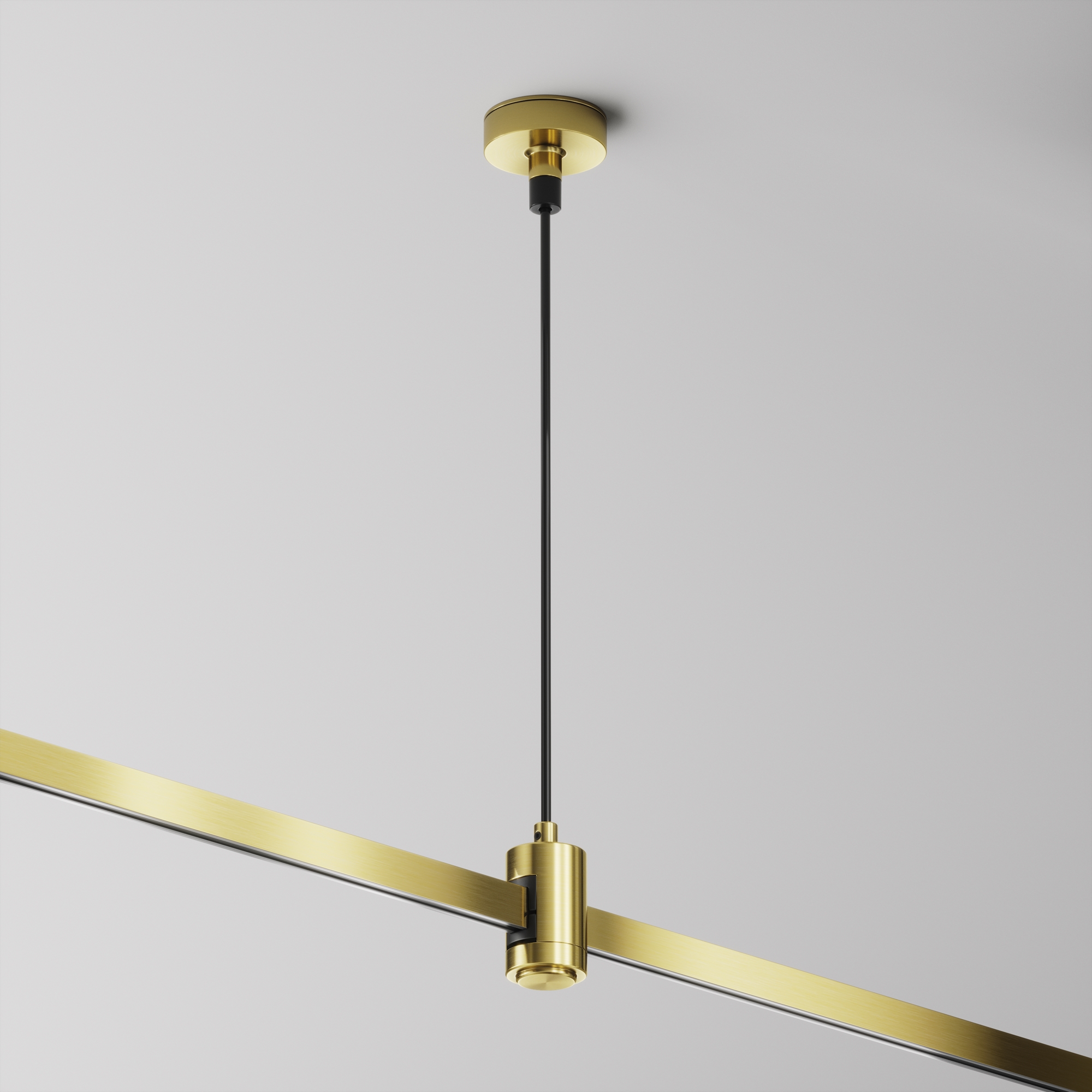 Подвес тросовый Hang с вводом питания Flarity латунь Комплектующие для систем освещения с токоведущими элементами Technical TRA157SW-B1-BS — изображение 2