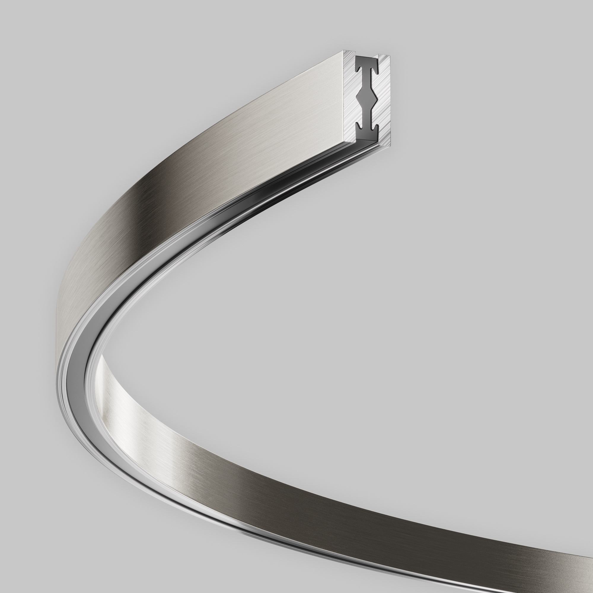 Шинопровод круглый из полукругов 1200мм Flarity платина Шинопровод накладной/подвесной Technical TRX154-2SR-D1200-PT — изображение 2