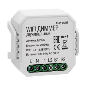Wi-Fi диммер двухканальный MD002 WIFI модуль Lighting control MD002