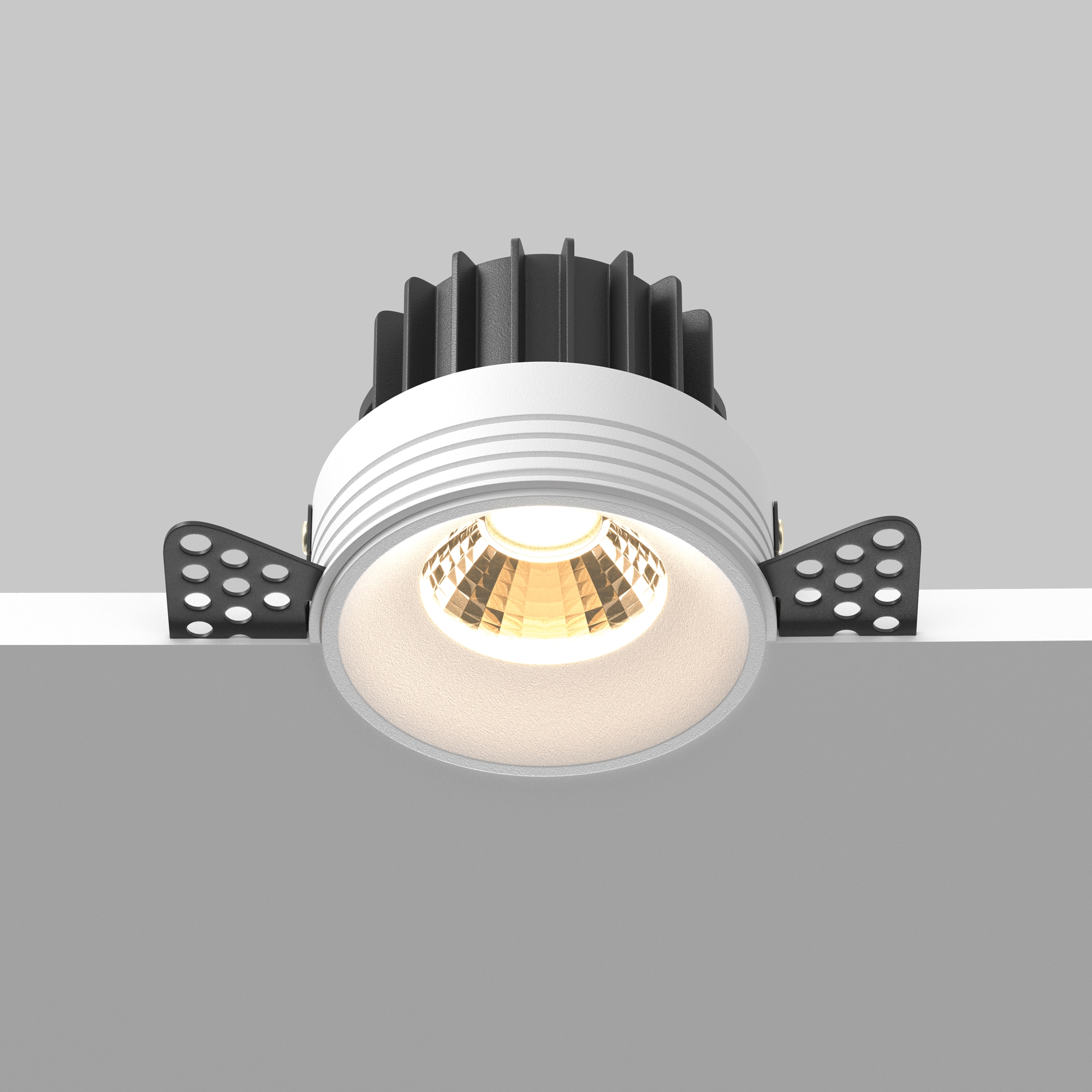 Встраиваемый светильник Round 2700K 12W 60° Встраиваемый светильник Technical DL058-12W2.7K-TRS-W — изображение 2