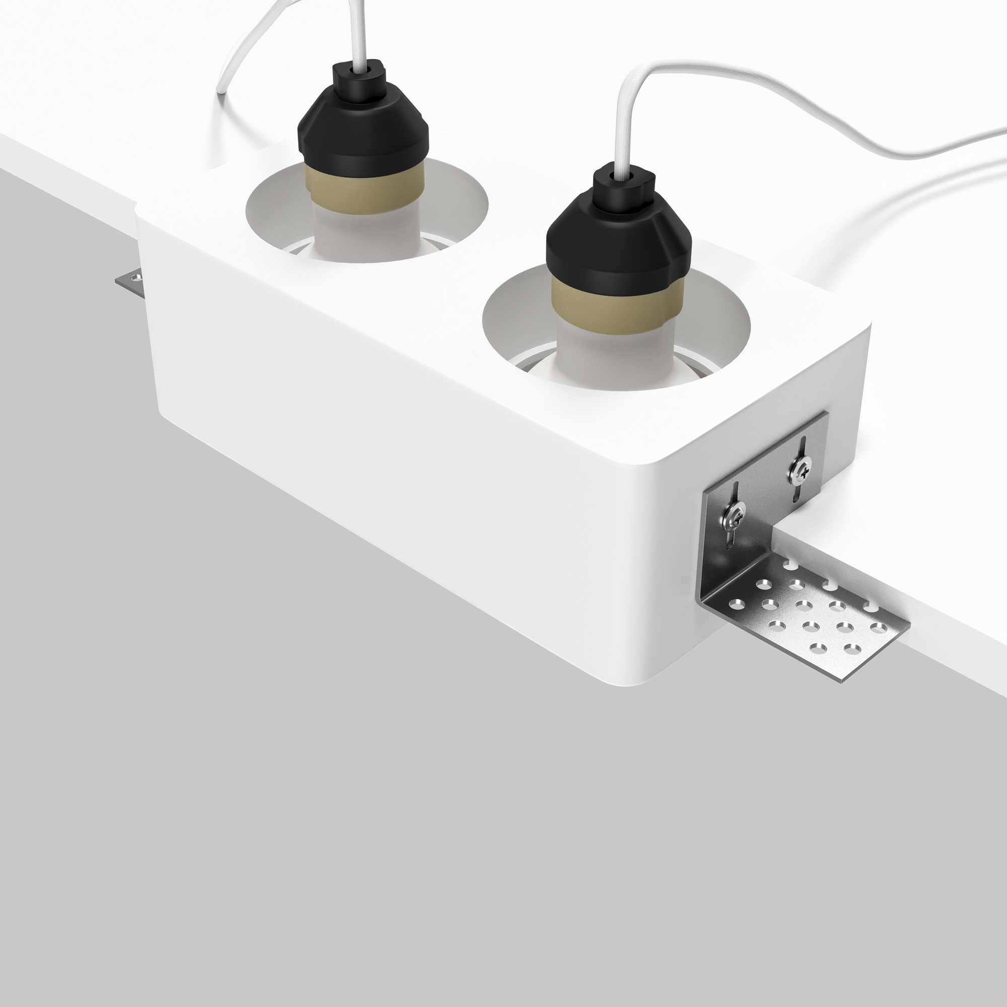 Встраиваемый светильник Gyps Modern GU10 2x10Вт Встраиваемый светильник Technical DL123-GU10-02-W — изображение 4