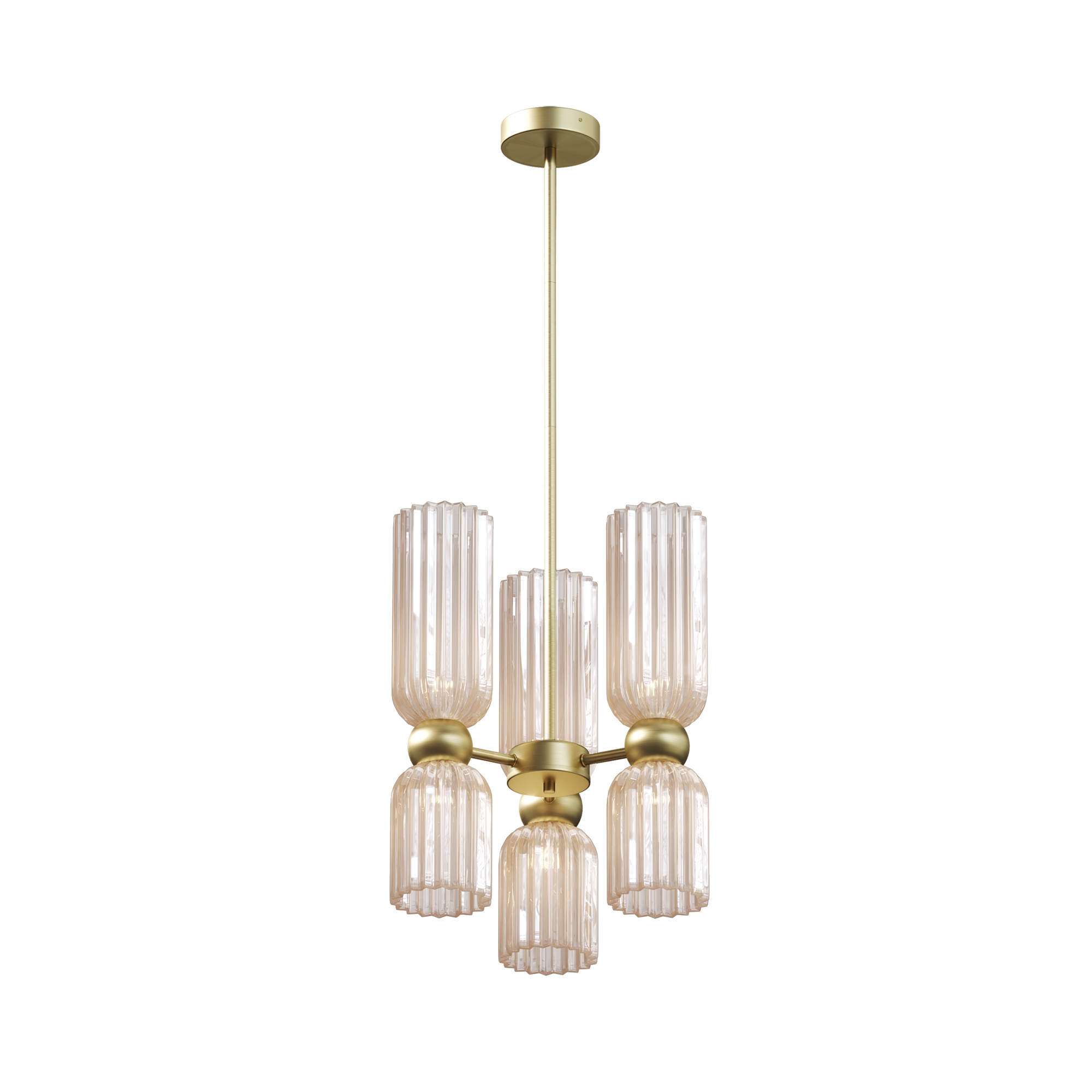 Подвесной светильник Antic E14х6 Подвесной светильник Maytoni MOD302PL-06CG