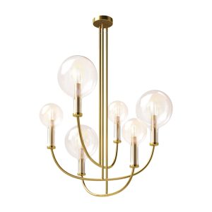 Подвесной светильник Status E14х6 Подвесной светильник Maytoni MOD333PL-06BS