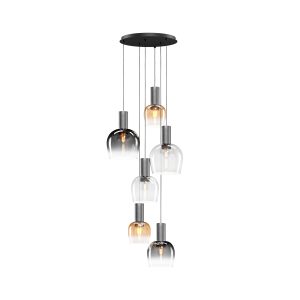 Подвесной светильник Smart Casual E27х6 Подвесной светильник Maytoni MOD414PL-06B