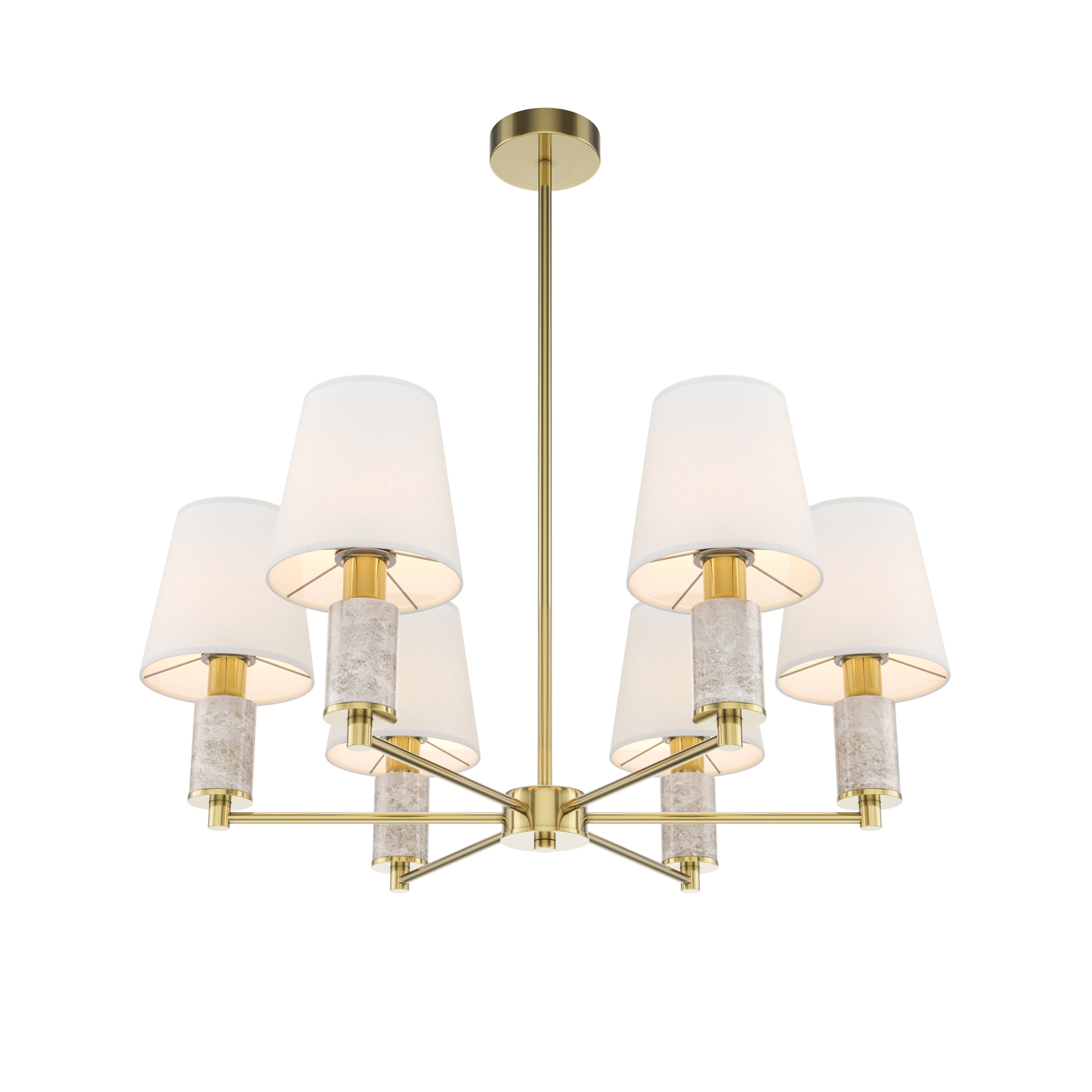 Подвесной светильник Lira E14х6 Подвесной светильник Maytoni MOD483PL-06BS