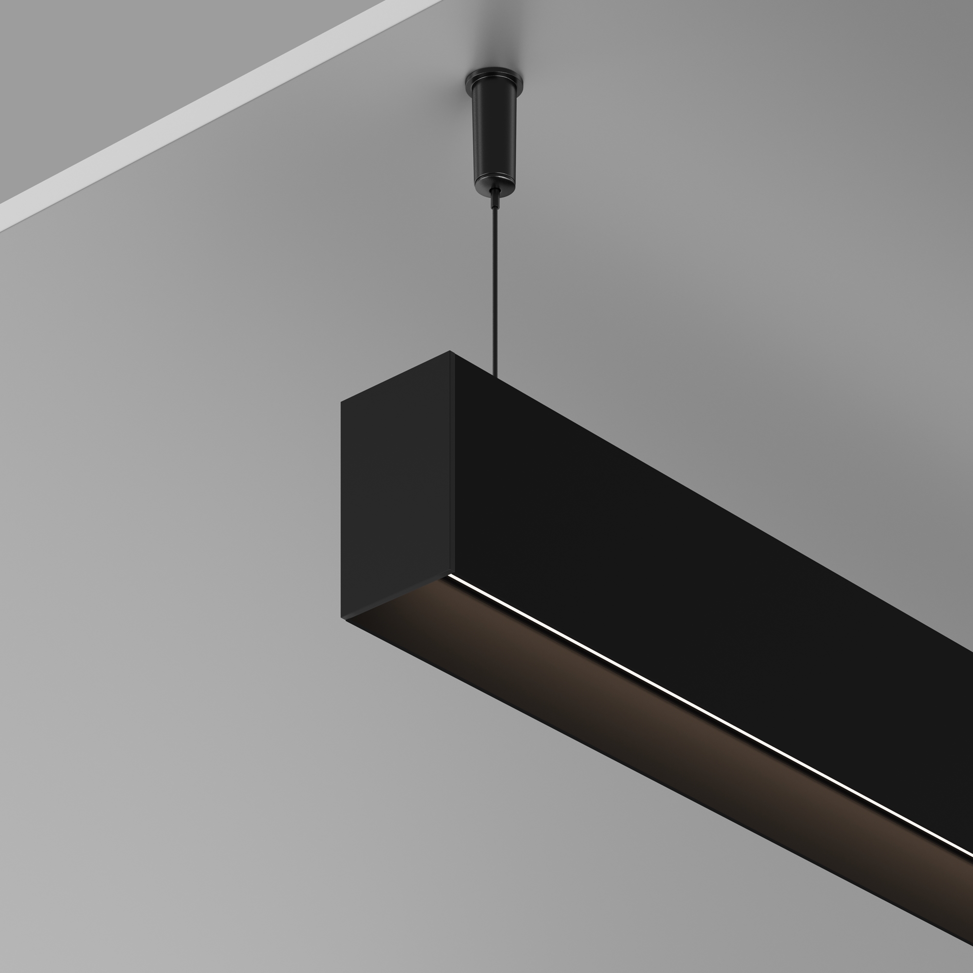 Алюминиевый профиль накладной-подвесной 35x51 (Черный, 2 м), ALM-3551-B-2M 633011 Профиль Led Strip 633011 — изображение 4