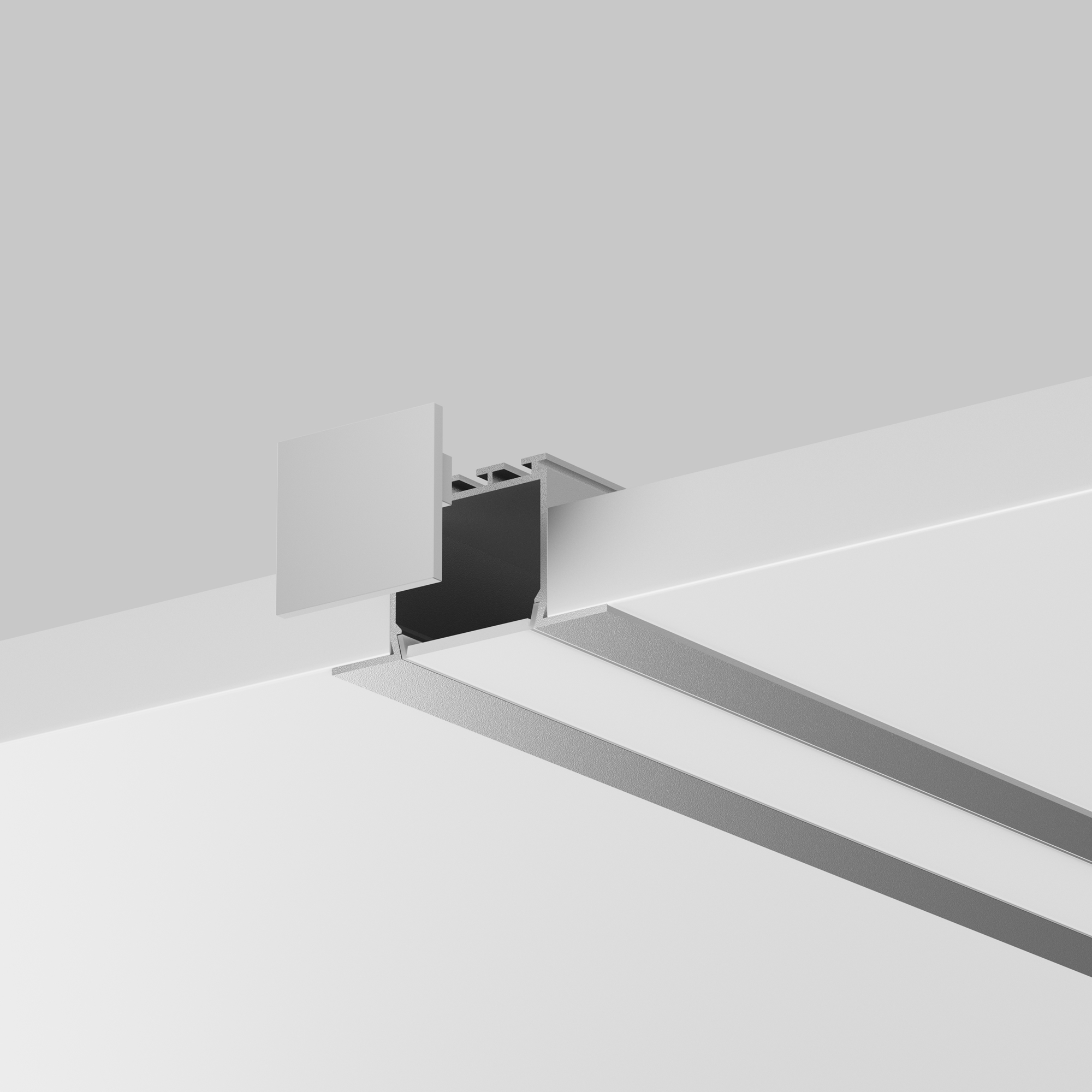 Комплект заглушек (для профиля ALM-4625-S-2M) 2 шт. Комплектующие для профиля Led Strip 642001 — изображение 3