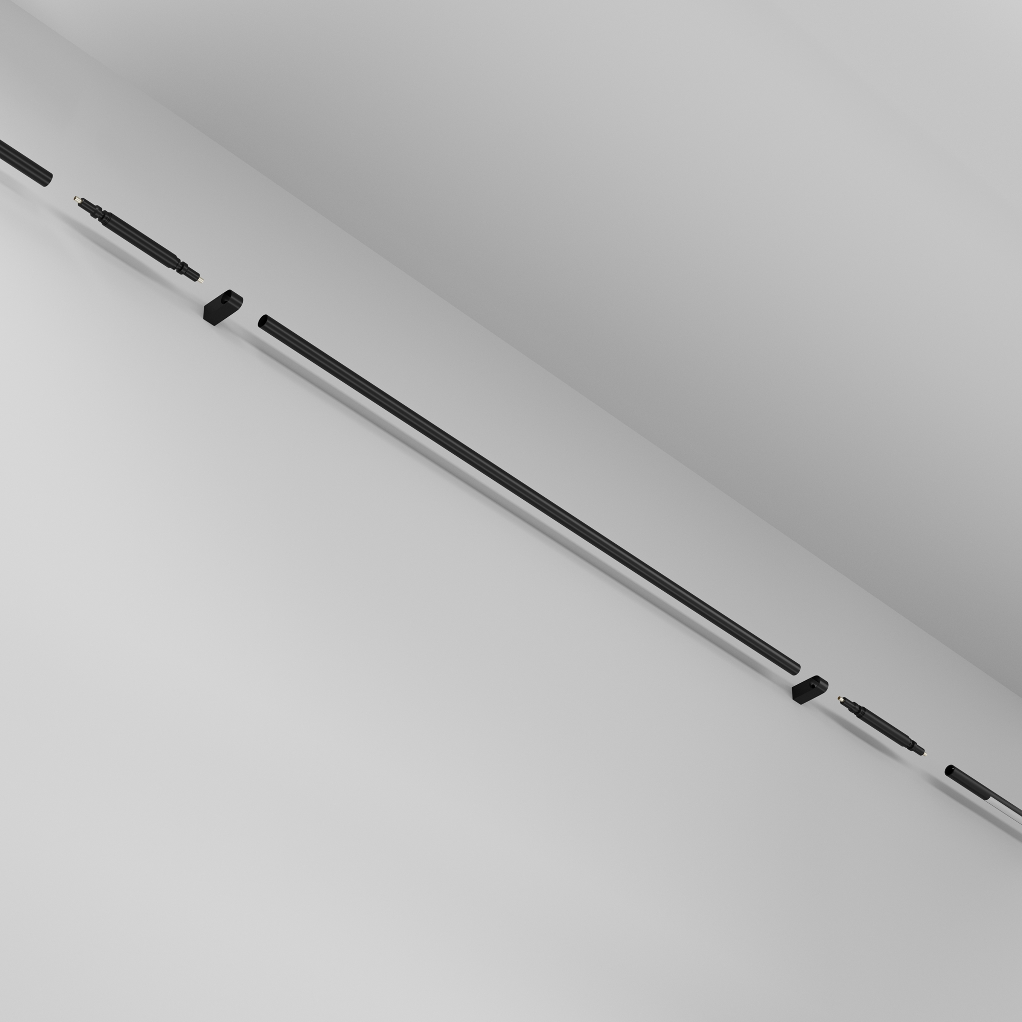 Соединитель для системы Axity Комплектующие для систем освещения с токоведущими элементами Technical CA001-L1000-B — изображение 3