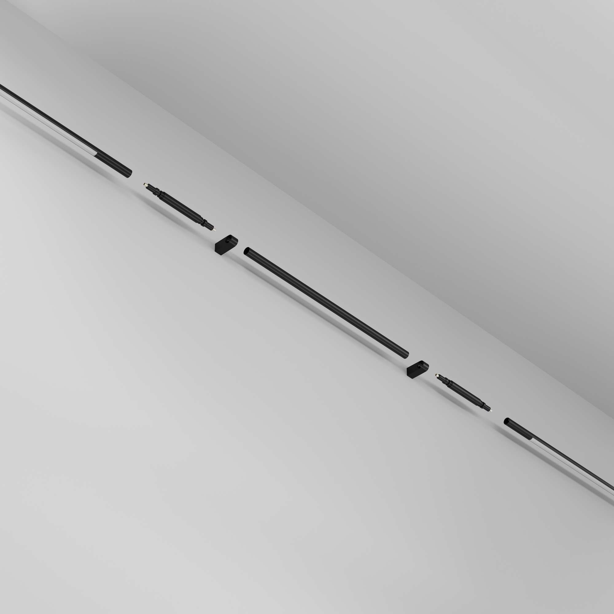 Соединитель для системы Axity Комплектующие для систем освещения с токоведущими элементами Technical CA001-L500-B — изображение 3