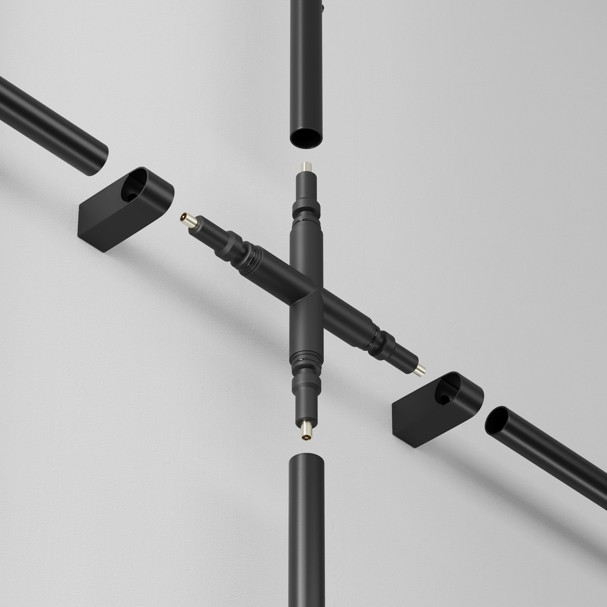 Ввод питания для для системы Axity Комплектующие для систем освещения с токоведущими элементами Technical CA008TX-B — изображение 3