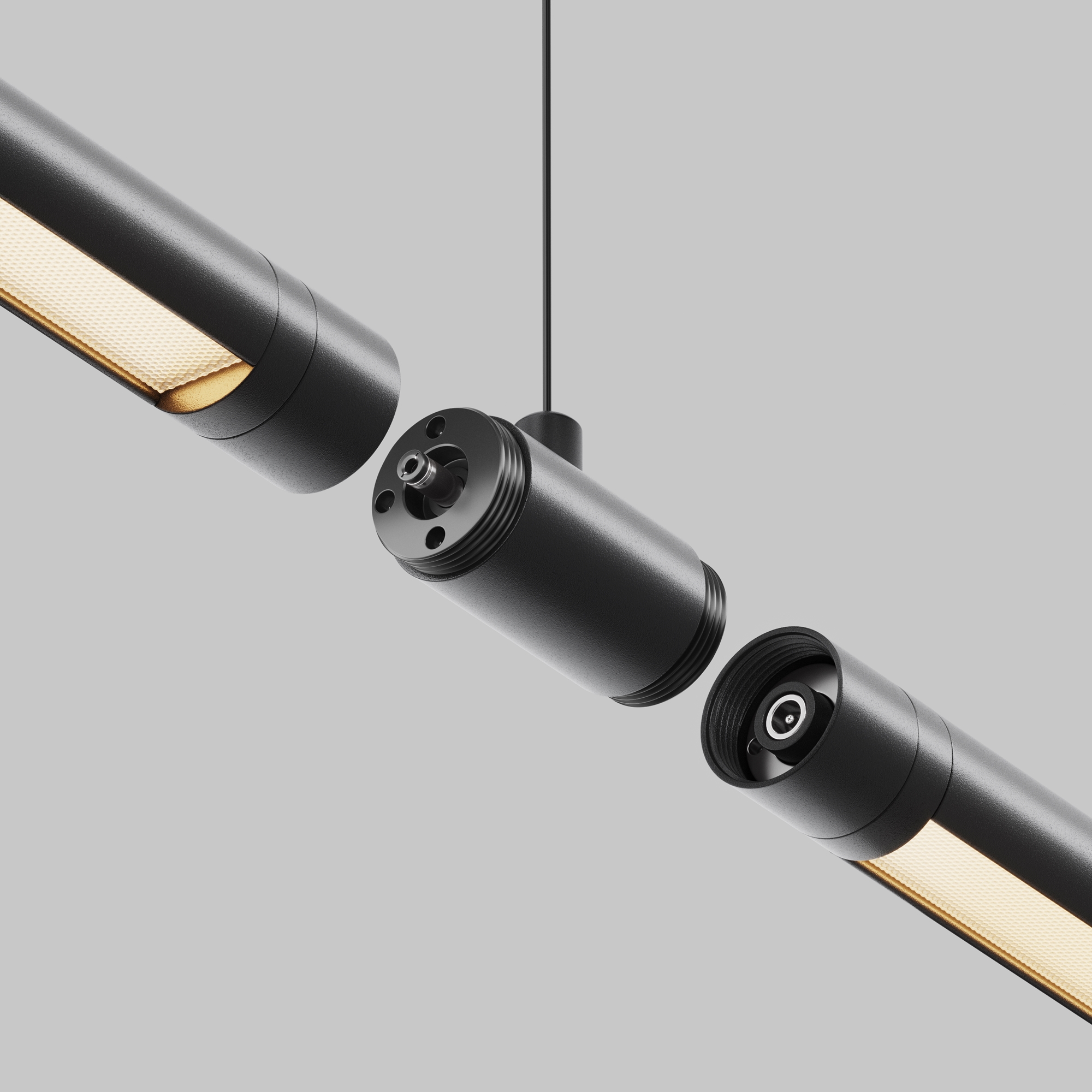 Прямой коннектор для системы Shelf без ввода питания Комплектующие для систем освещения с токоведущими элементами Technical CA013IC-B — изображение 3