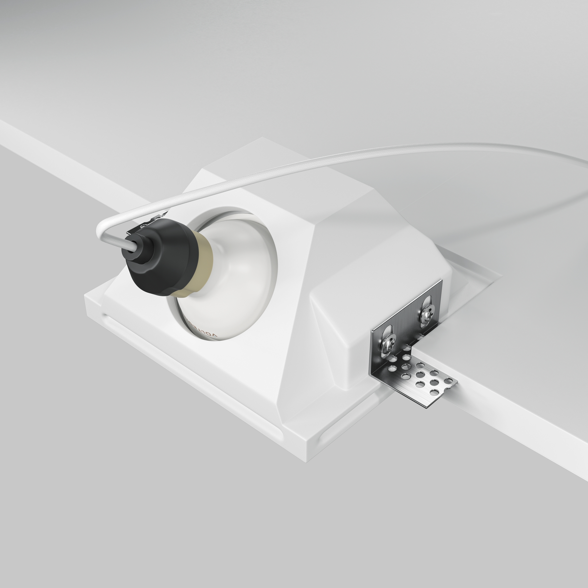 Встраиваемый светильник Gyps Modern GU10 10Вт Встраиваемый светильник Technical DL001-WW-01-W — изображение 4