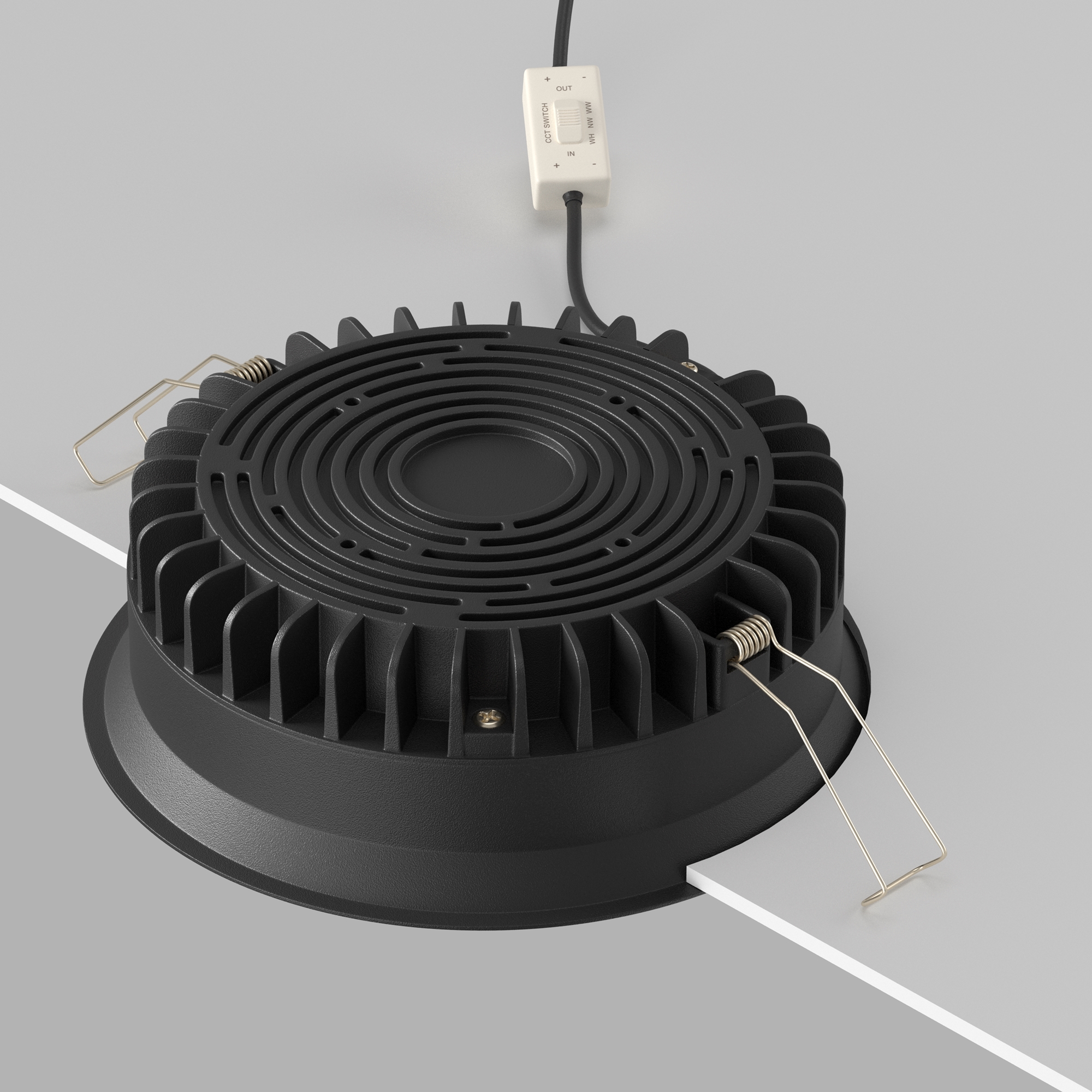 Встраиваемый светильник Okno 3000-4000-6000K 18W 100° IP 44 Встраиваемый светильник Technical DL055-18W3-4-6K-B — изображение 4