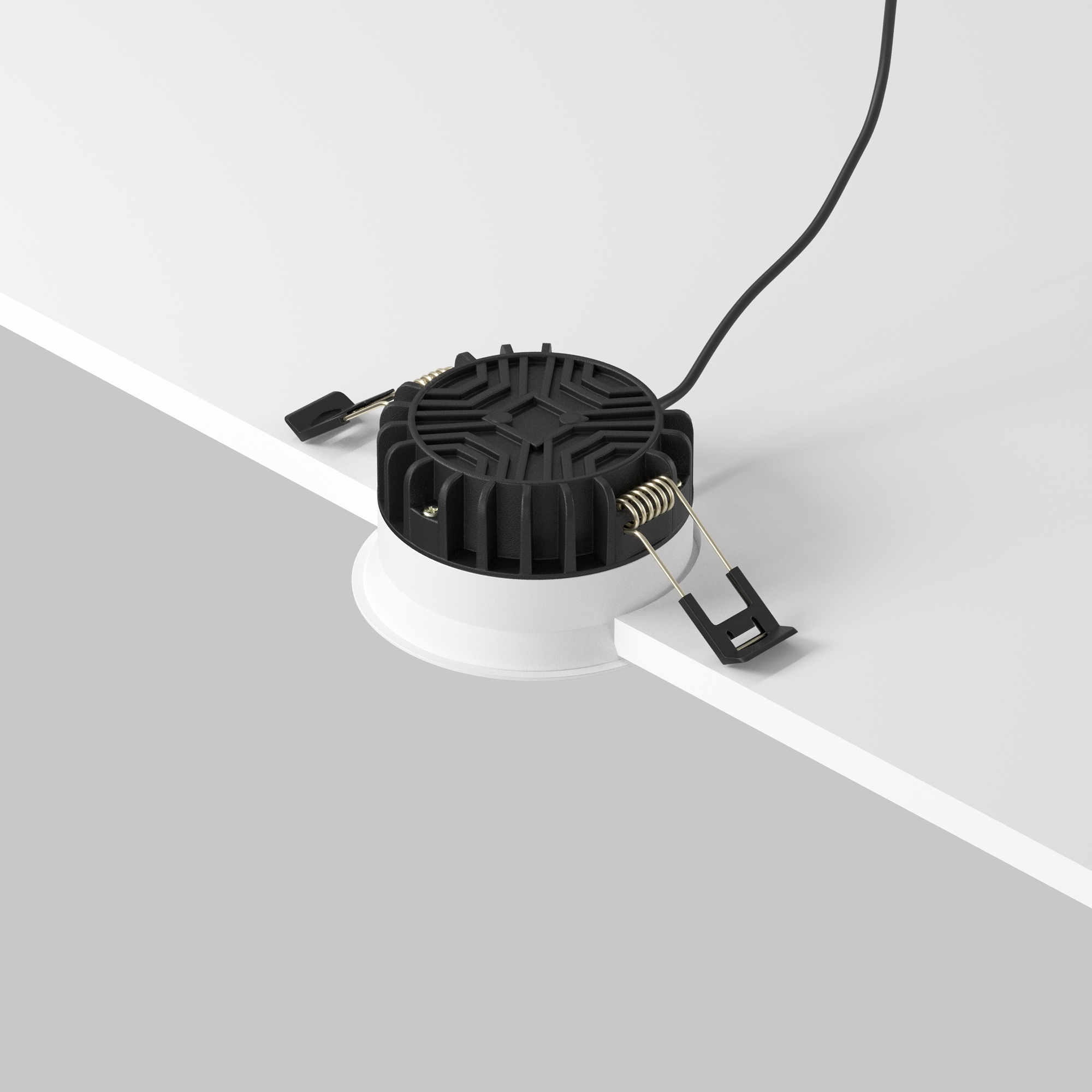 Встраиваемый светильник с датчиком движения и освещенности Okno 3000K 8Вт 100° Встраиваемый светильник Technical DL055-8W3K-SEN-W — изображение 2