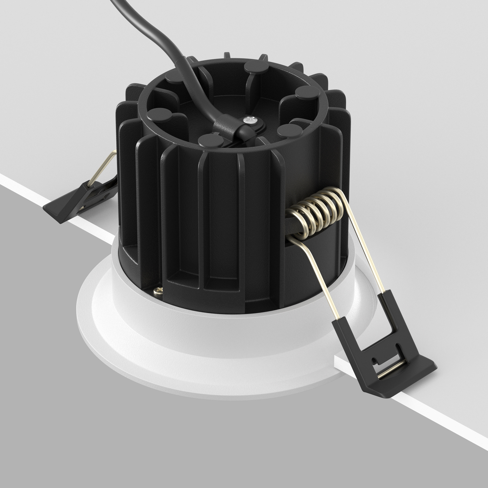 Встраиваемый светильник Round 2700K 12Вт 60° IP 20 Встраиваемый светильник Technical DL058-12W2.7K-W — изображение 3