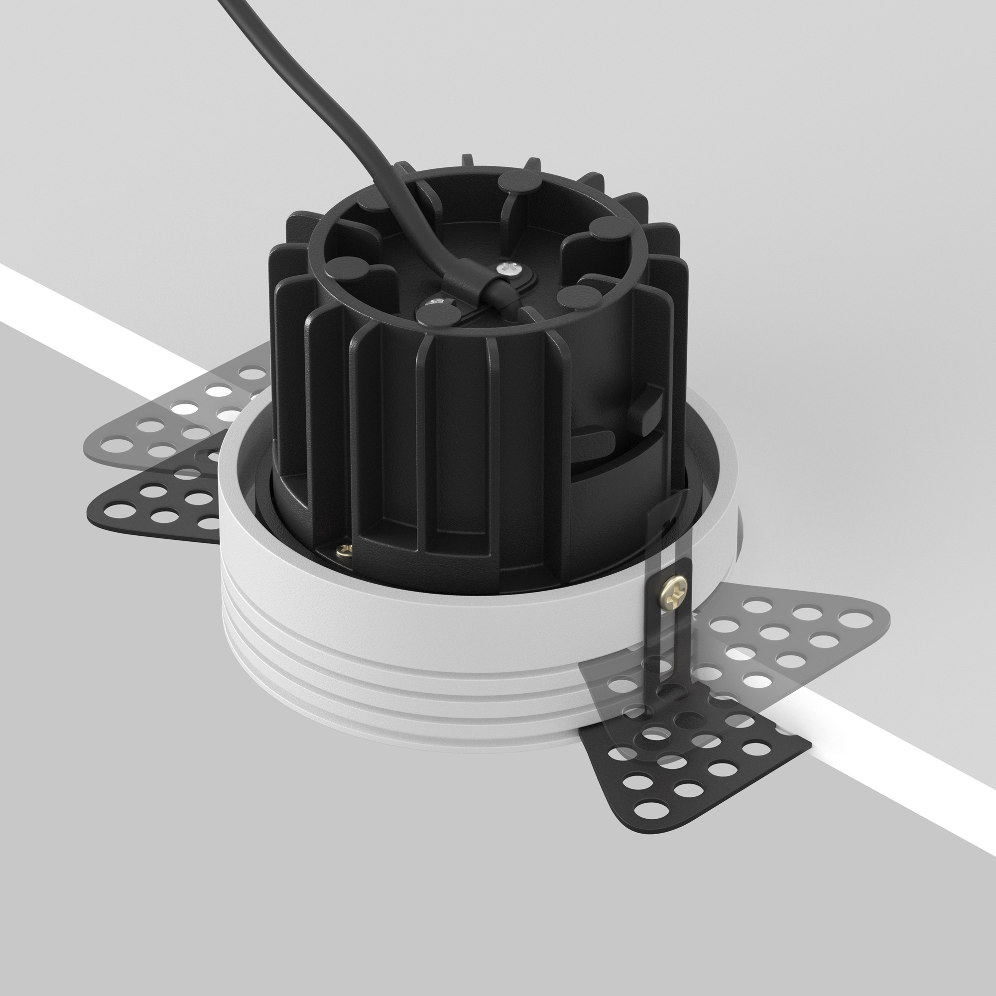Встраиваемый светильник Round 4000K 12W 50° Встраиваемый светильник Technical DL058-12W4K-TRS-B — изображение 4