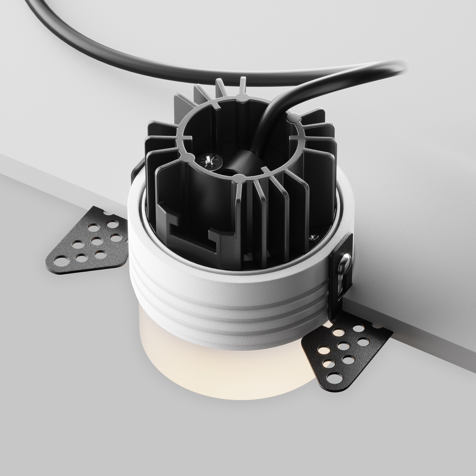 Встраиваемый светильник Nude 4000K 12Вт 180° Встраиваемый светильник Technical DL065-12W4K-TRS-W — изображение 3