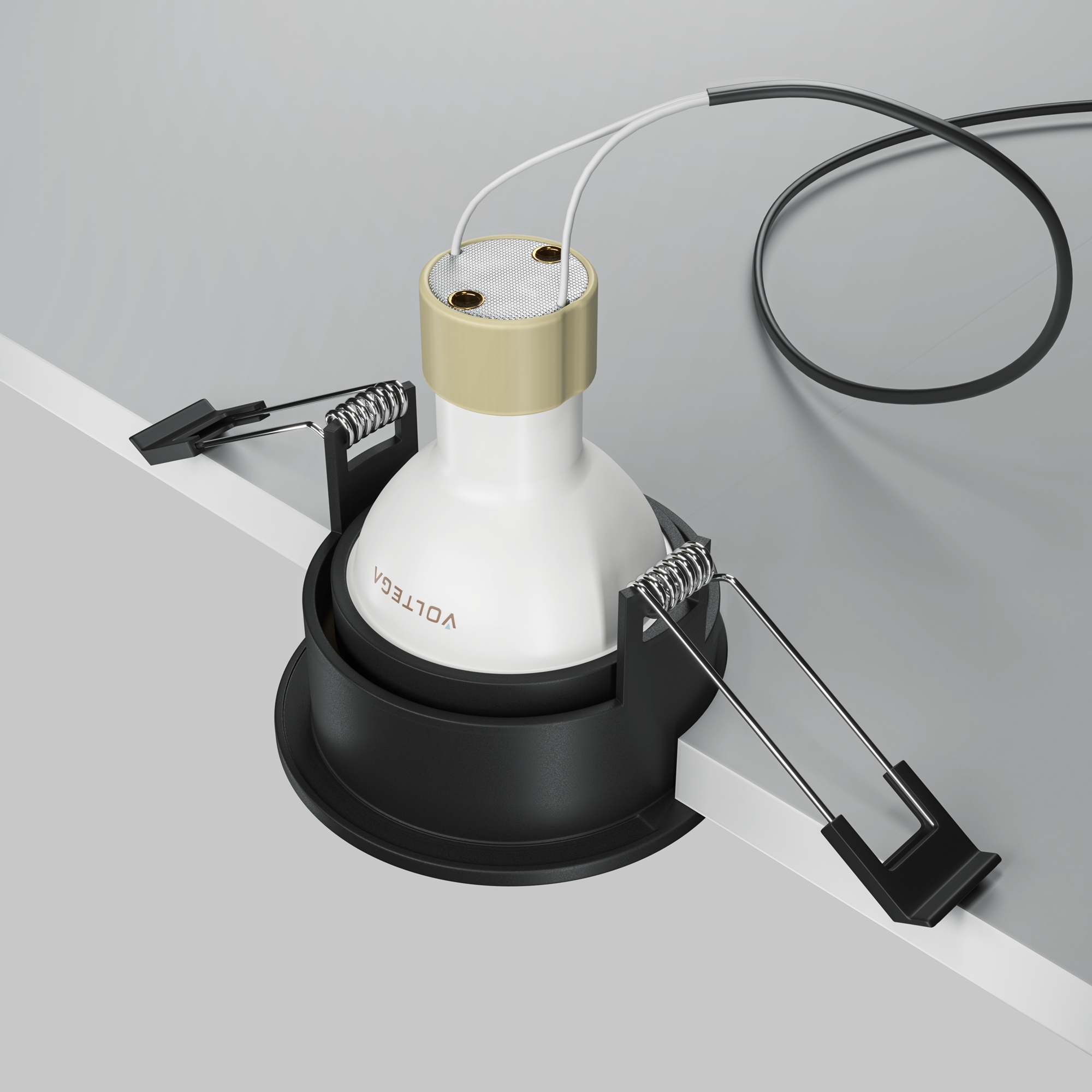 Встраиваемый светильник Share GU10 10Вт IP 54 Встраиваемый светильник Technical DL126-GU10-B — изображение 2