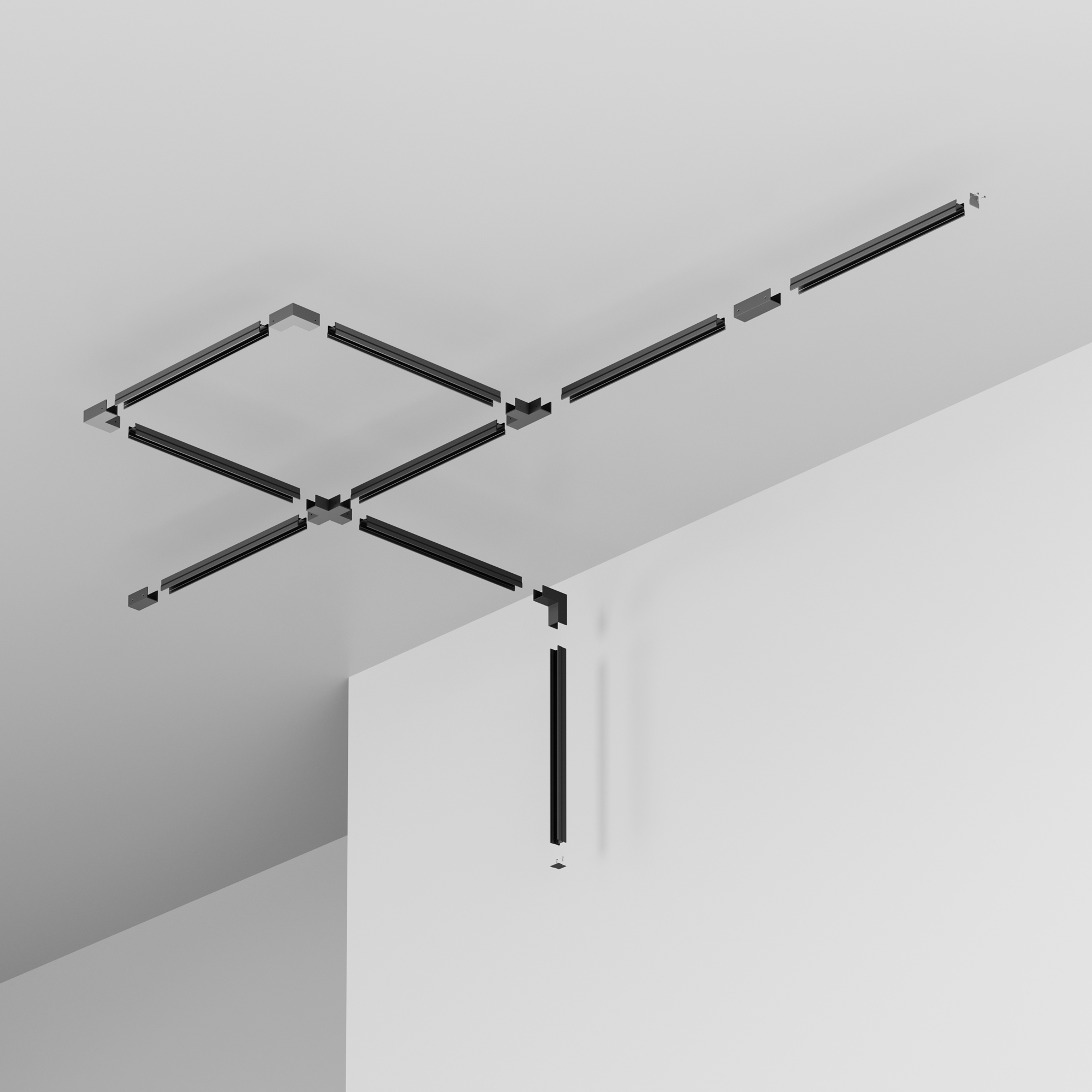 Профиль 3м Elasity IP накладной черный Профиль Outdoor O-TR001-P-B3M — изображение 4