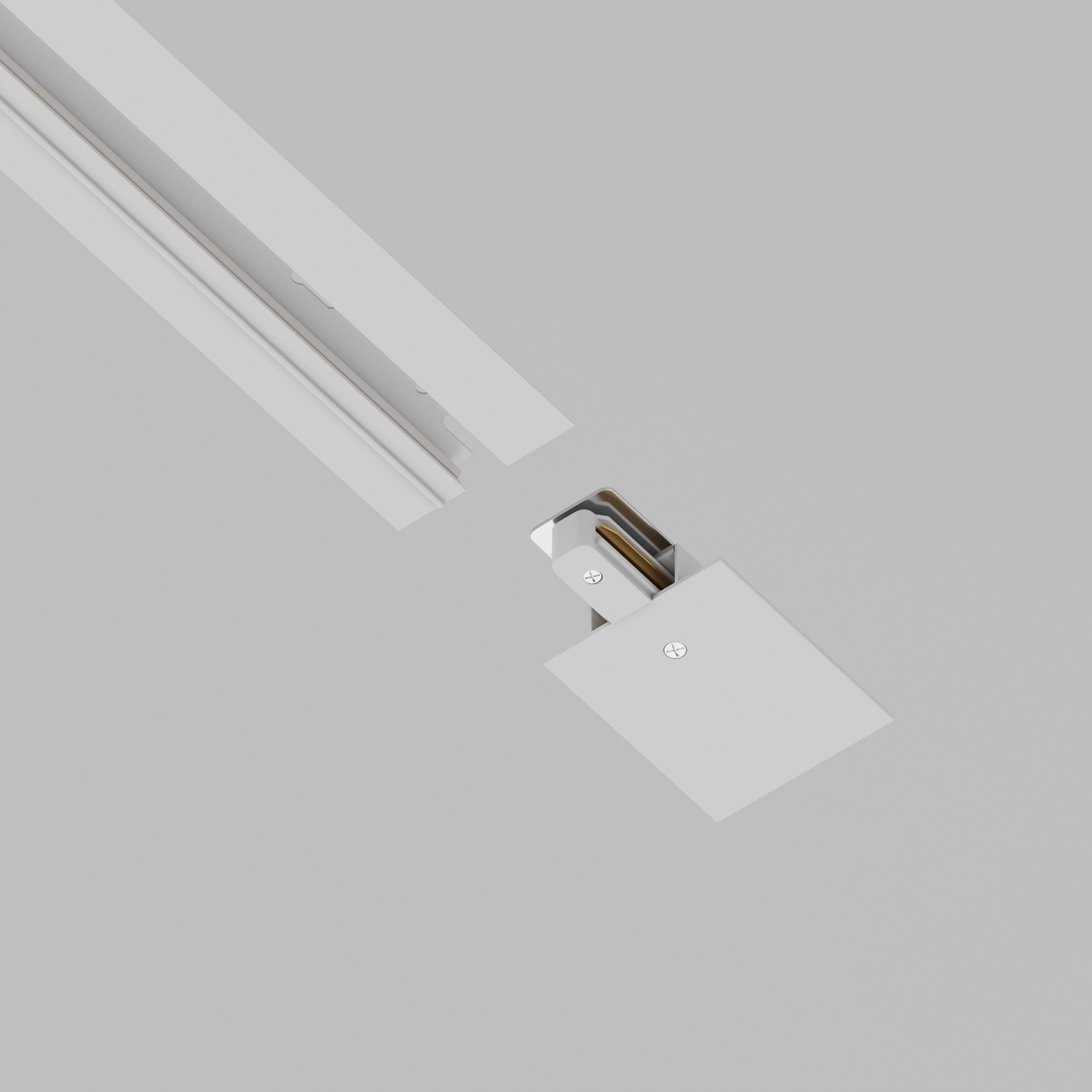 Ввод питания Unity встраиваемый белый Комплектующие для систем освещения с токоведущими элементами Technical TRA002B-11W — изображение 3