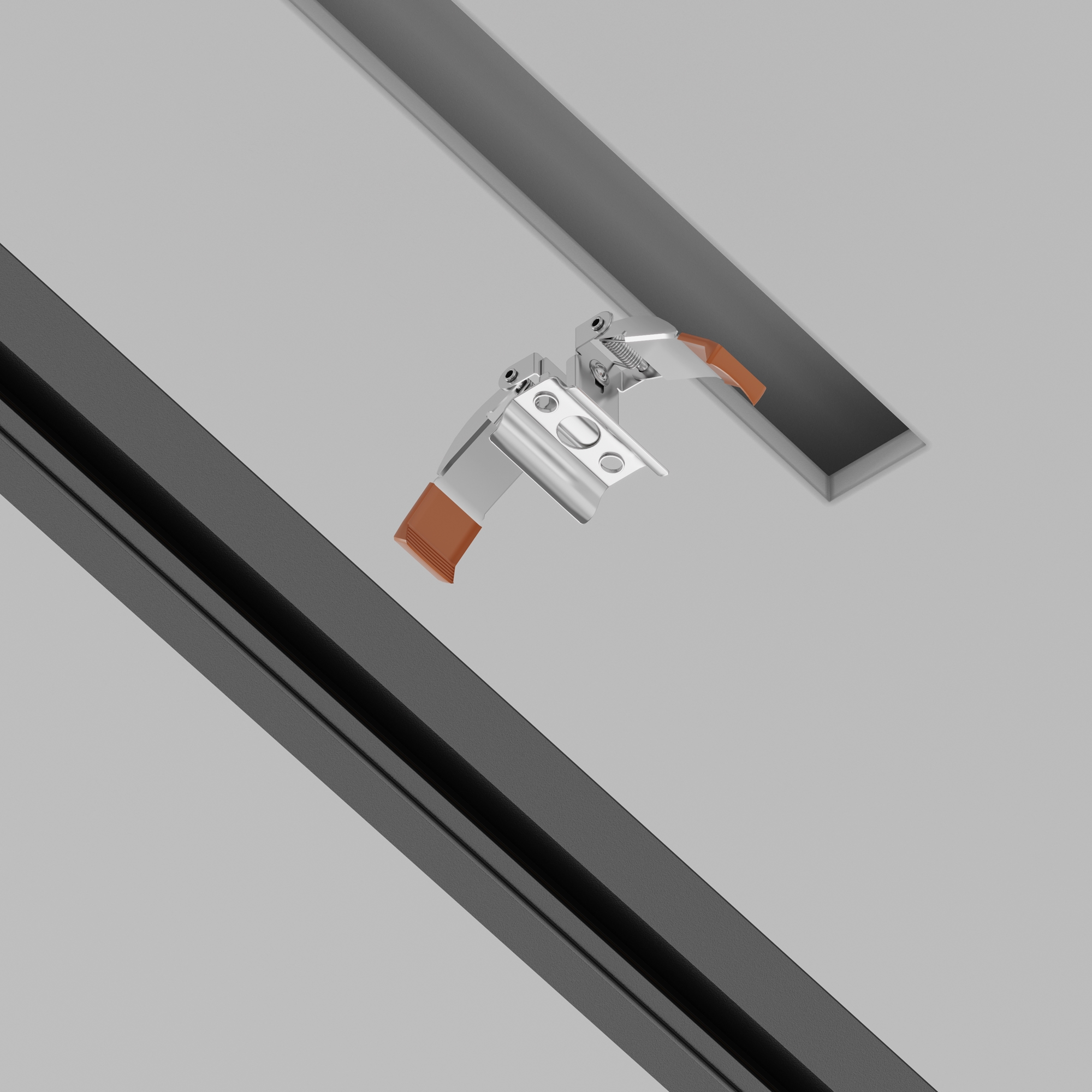 Держатель пружинный Unity встраиваемый, серебро Комплектующие для встраиваемой трековой системы Technical TRA002HR-11B — изображение 3