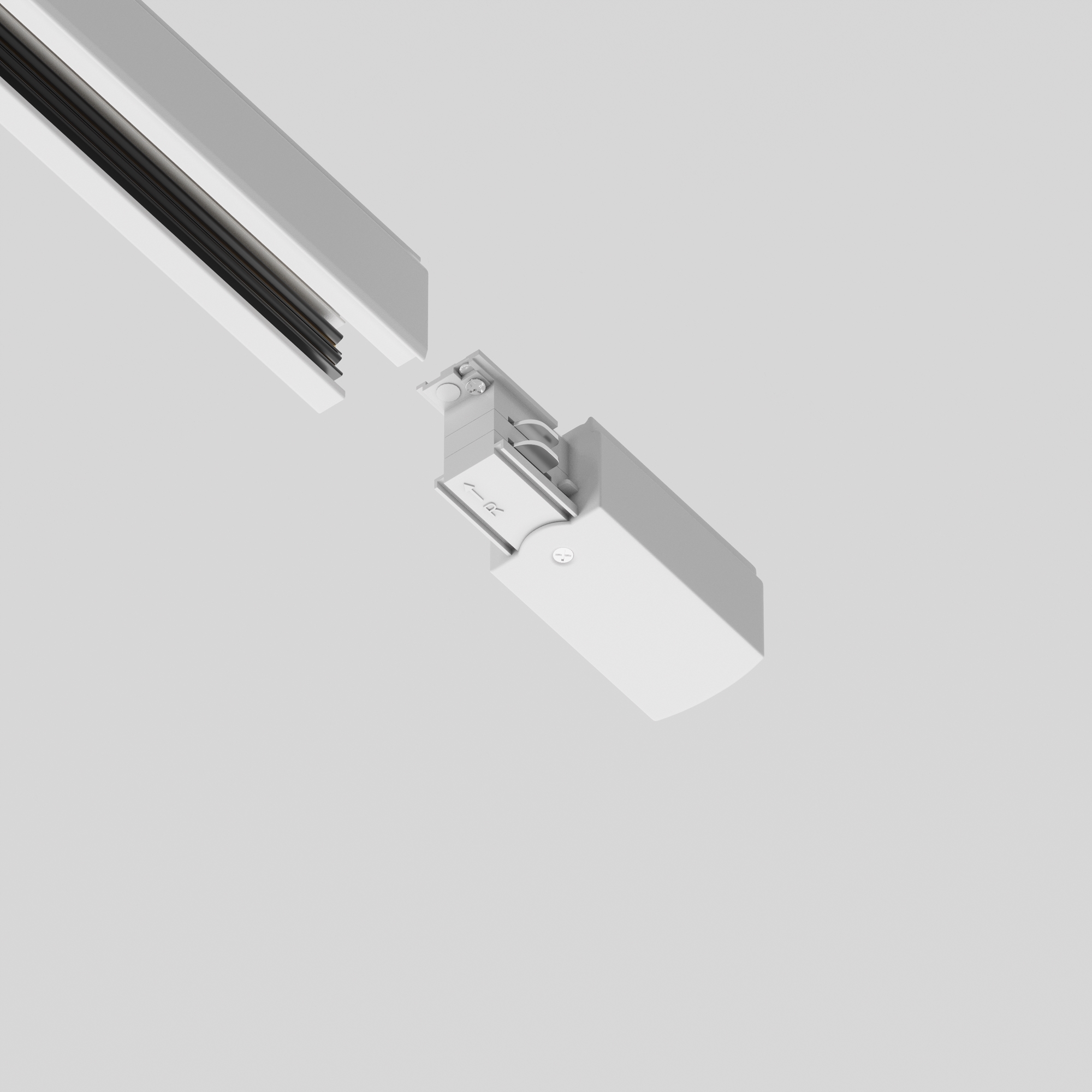 Ввод питания правый Trinity белый Комплектующие для систем освещения с токоведущими элементами Technical TRA005B-31W-R — изображение 3