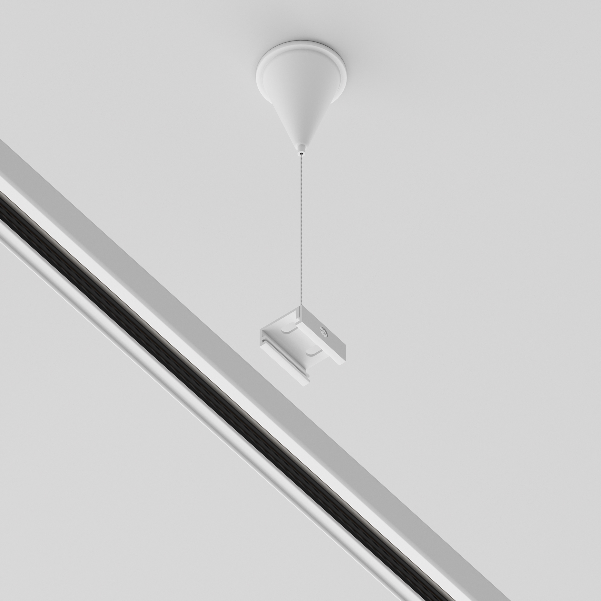 Подвес тросовый Trinity белый, 1шт Комплектующие для накладной трековой системы Technical TRA005WS-31W — изображение 3