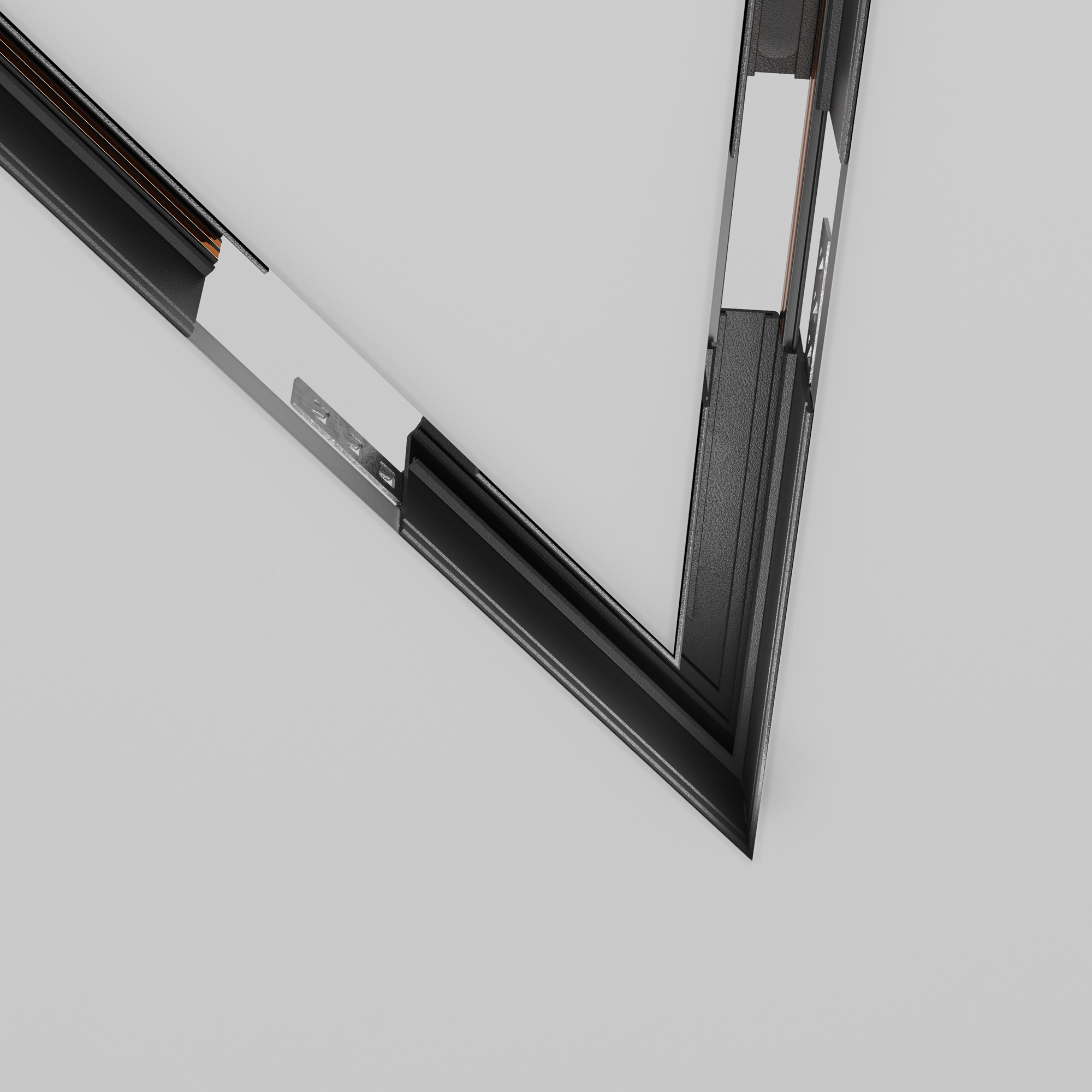 черный Комплектующие для встраиваемой трековой системы Technical TRA034CLS-42B