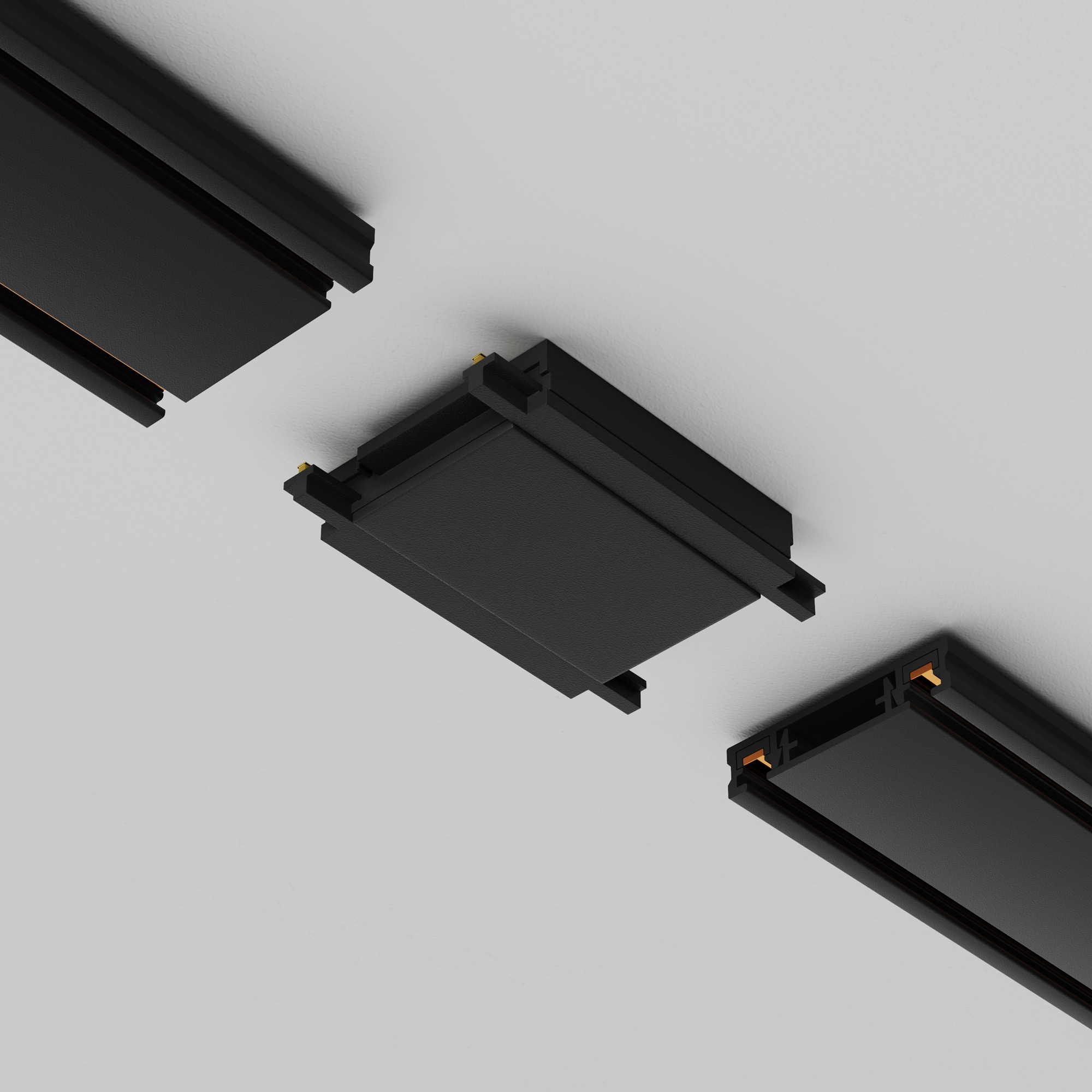 Коннектор питания прямой Radity черный Комплектующие для систем освещения с токоведущими элементами Technical TRA084C-11B — изображение 4