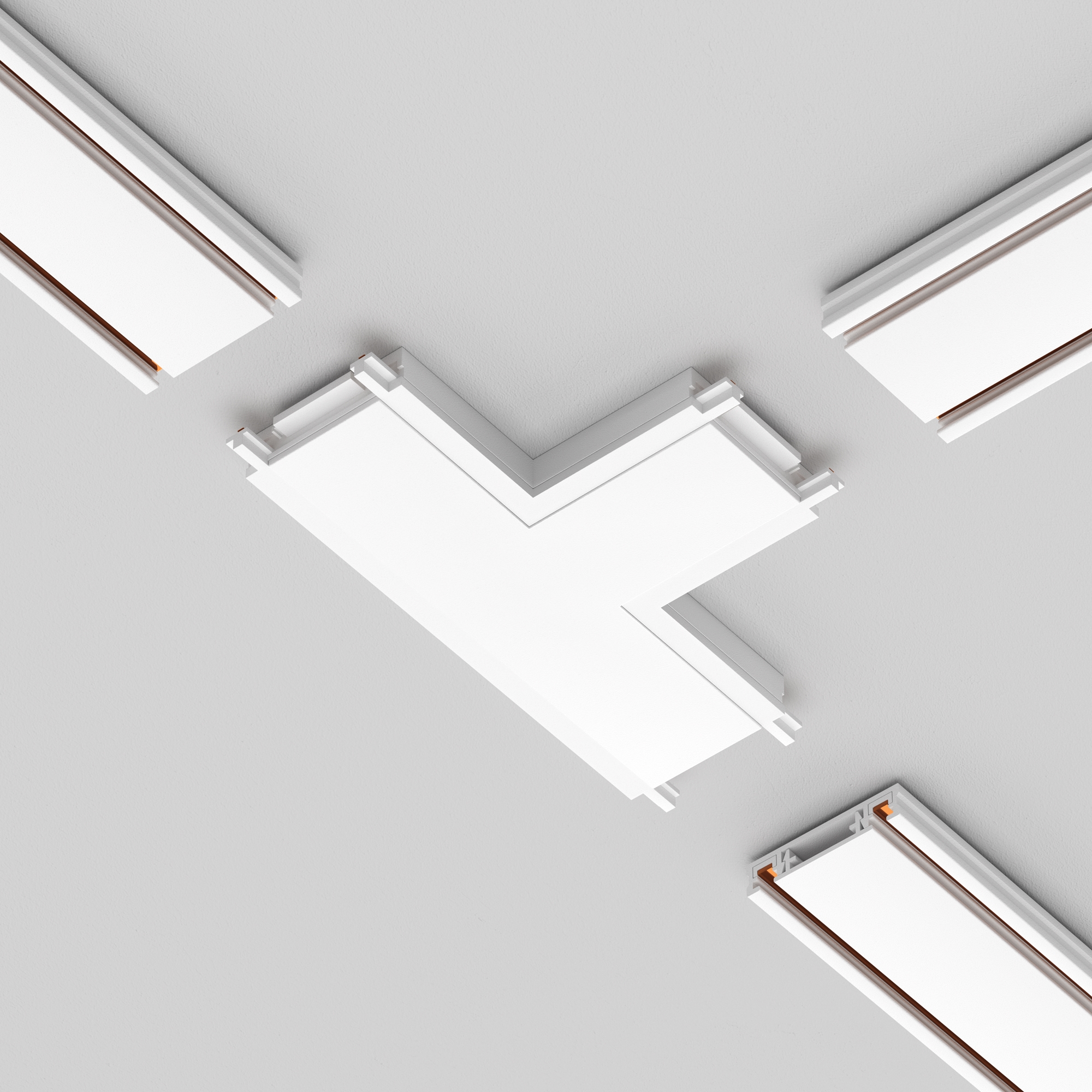 Коннектор питания T-образный Radity белый Комплектующие для систем освещения с токоведущими элементами Technical TRA084CT-11W — изображение 4