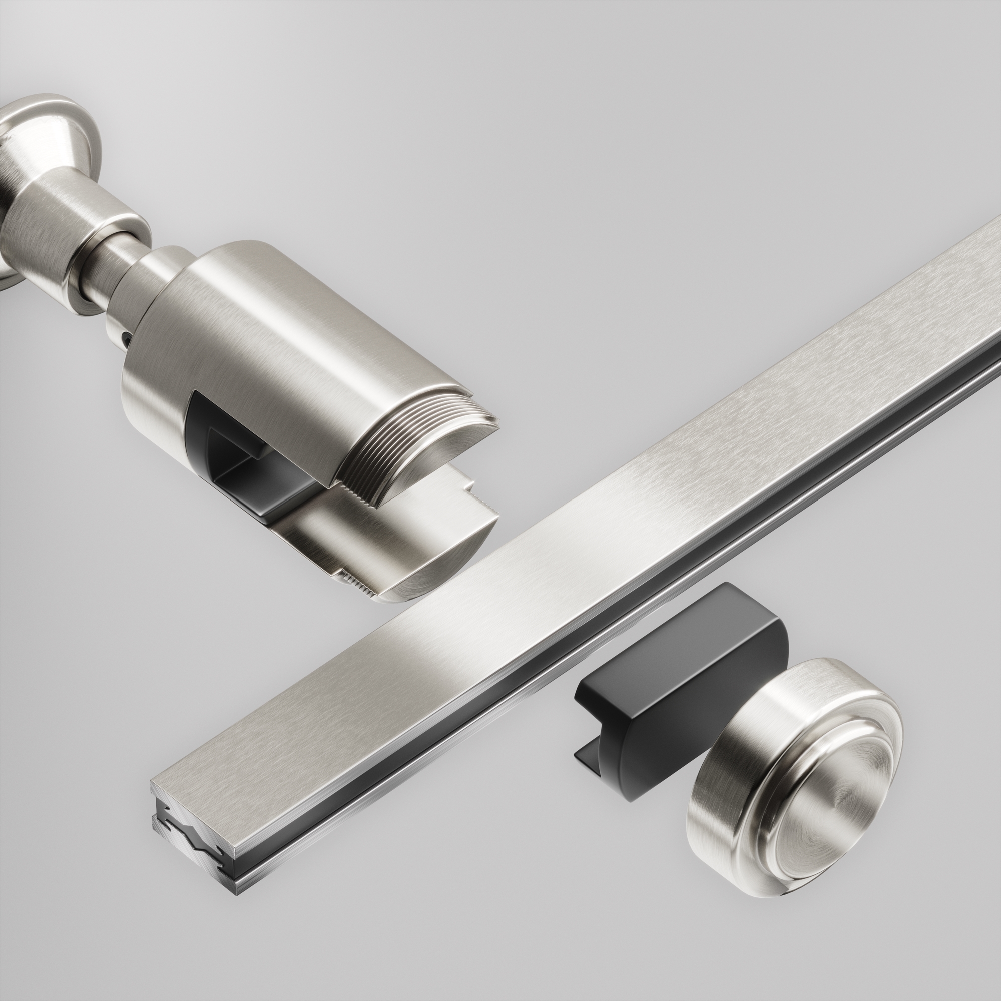 Крепление настенное Wall одинарное Flarity платина Комплектующие для трековой системы Technical TRA155CW-S1-PT — изображение 3