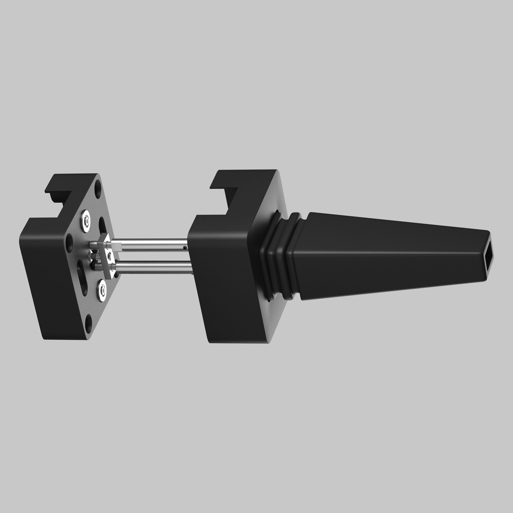 Настенный фиксатор для подвесного монтажа шинопровода Elasity Комплектующие для трековой системы Technical TRA160BC-B — изображение 2
