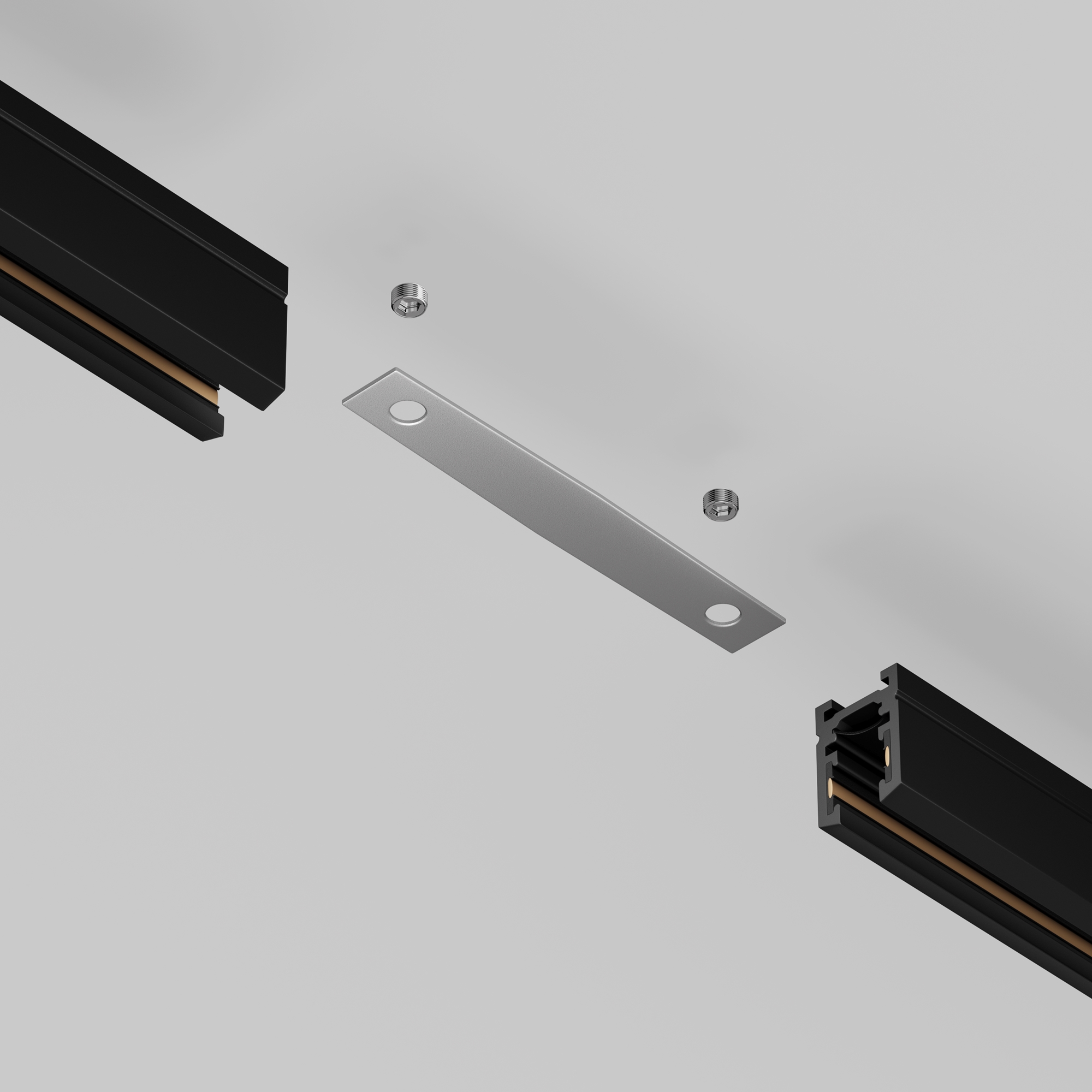 Коннектор прямой для шинопровода Levity Комплектующие для накладной трековой системы Technical TRA184C-11S — изображение 3