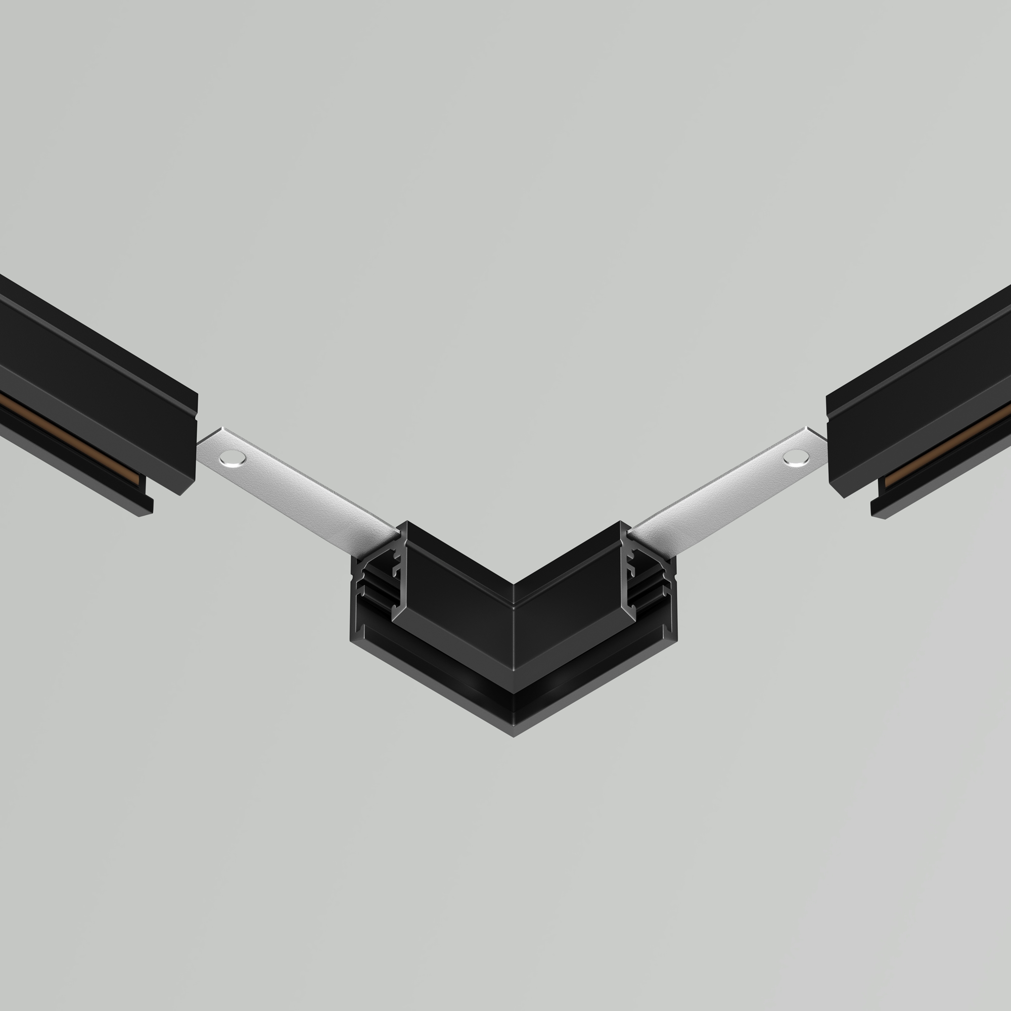 Коннектор угловой, накладной Levity Комплектующие для накладной трековой системы Technical TRA184CL-11B — изображение 3