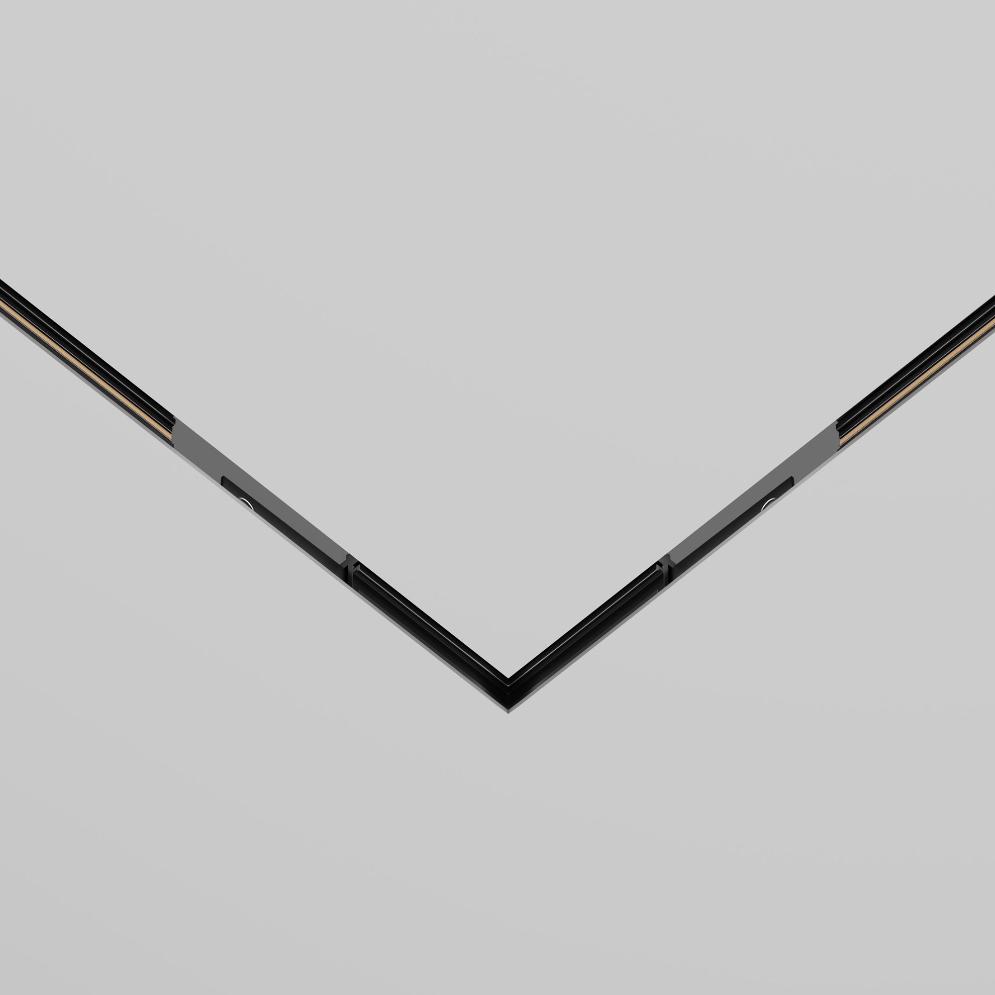 Коннектор угловой встраиваемый под шпаклевку, Levity Комплектующие для встраиваемой трековой системы Technical TRA187CL-13B — изображение 3