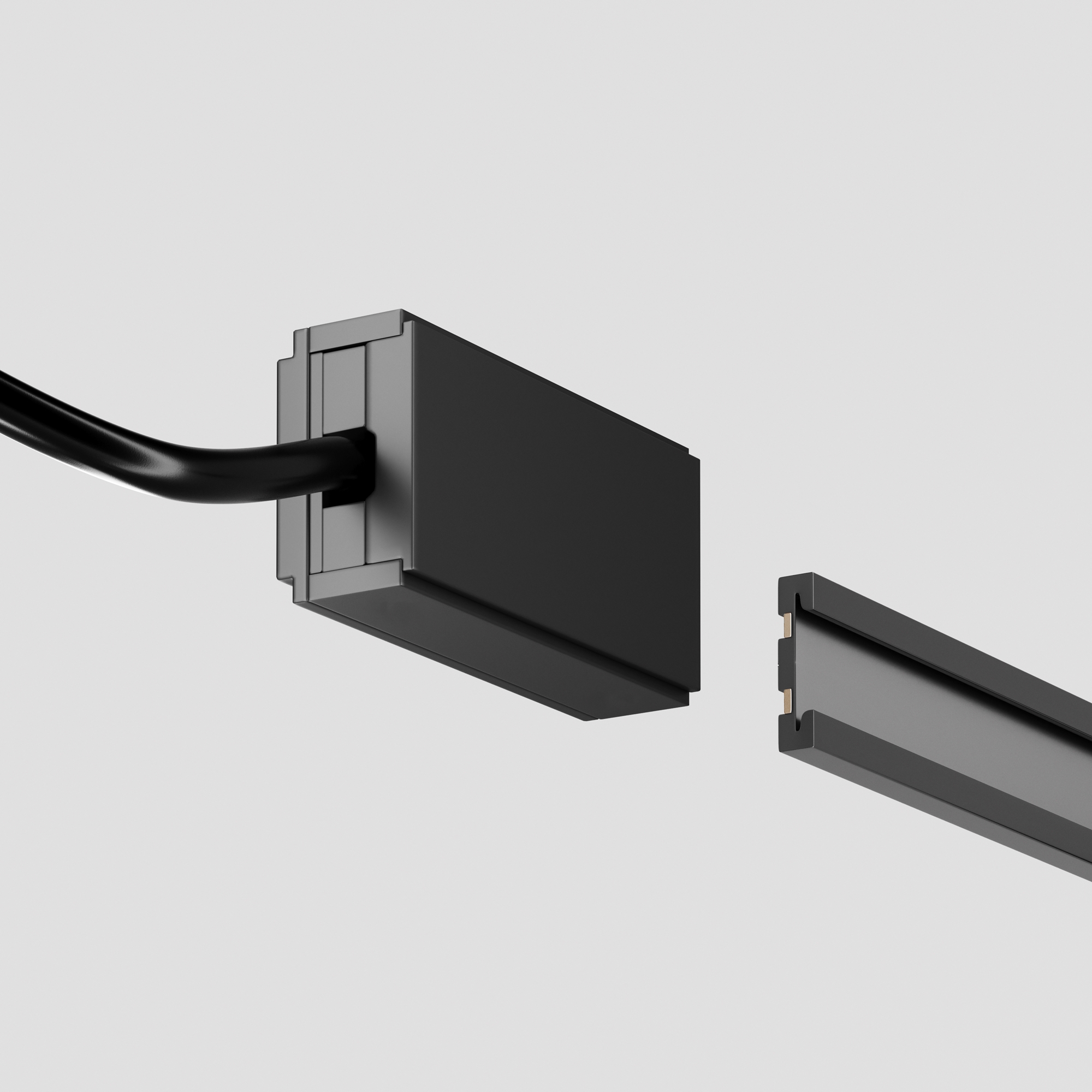 Ввод питания Flexity Комплектующие для систем освещения с токоведущими элементами Technical TRA200B-11B-100 — изображение 3