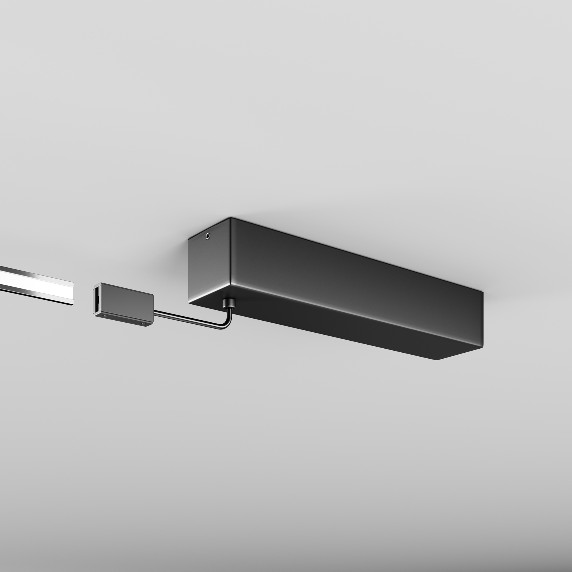 Основание для блока питания с вводом питания Flexity Комплектующие для систем освещения с токоведущими элементами Technical TRA200BB-11B — изображение 3