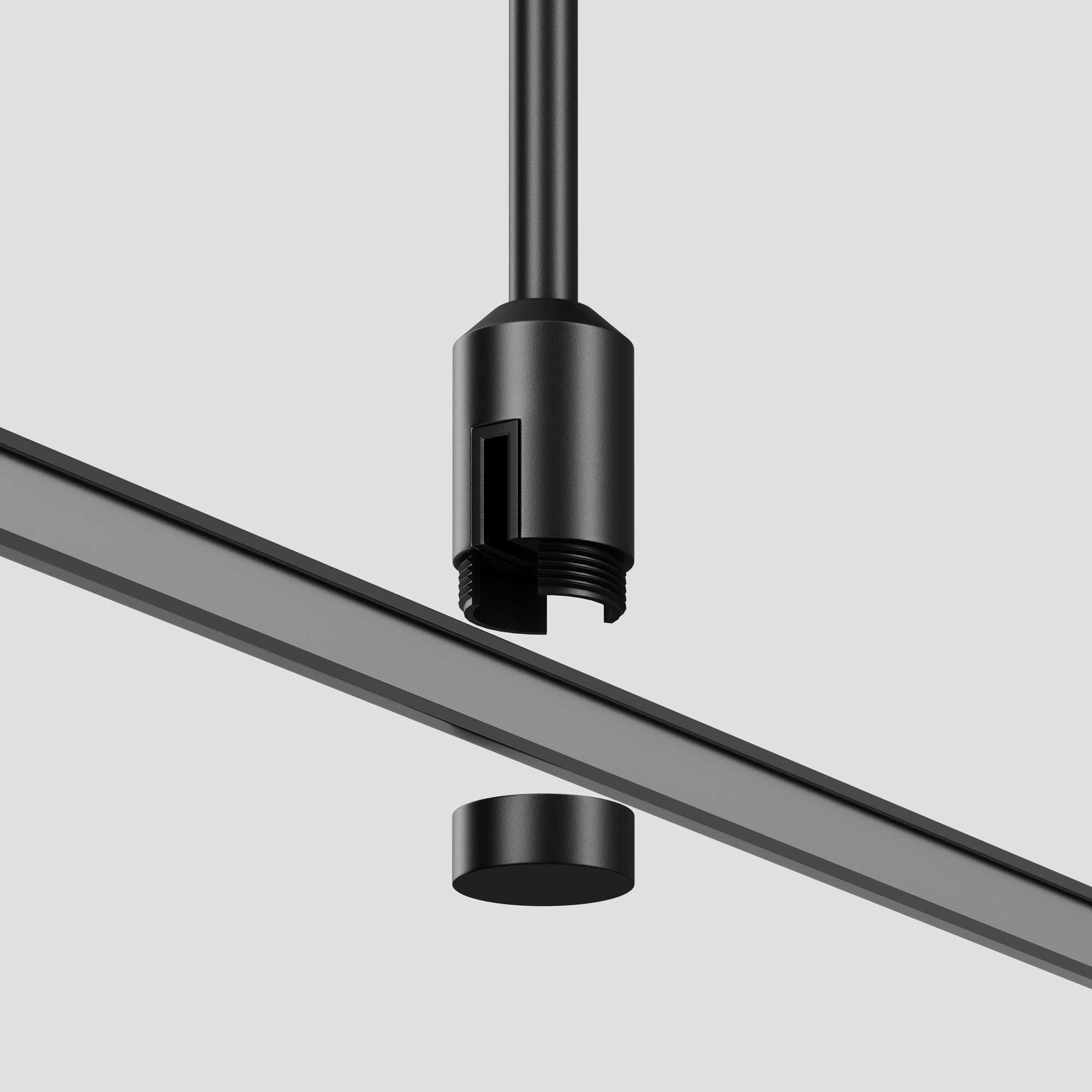 Крепление потолочное 740 мм Flexity Комплектующие для трековой системы Technical TRA200C-L740-11B — изображение 3