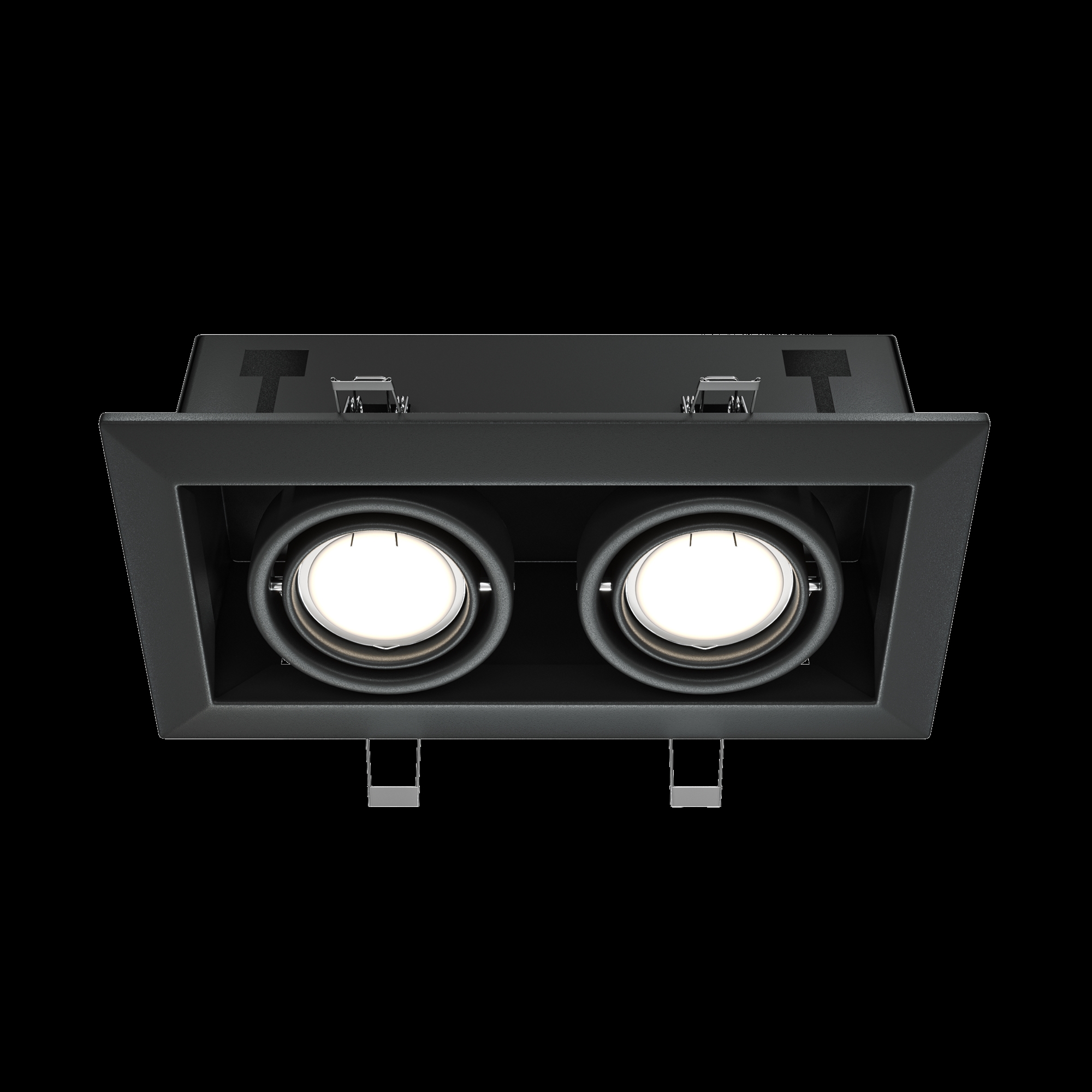 Встраиваемый светильник Metal Modern GU10 2x10Вт Встраиваемый светильник Technical DL008-2-02-B — изображение 3