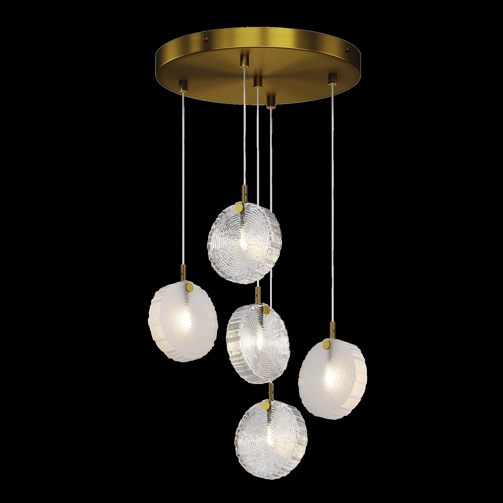 Подвесной светильник Frozen G4х5 Подвесной светильник Maytoni MOD254PL-05BS — изображение 2