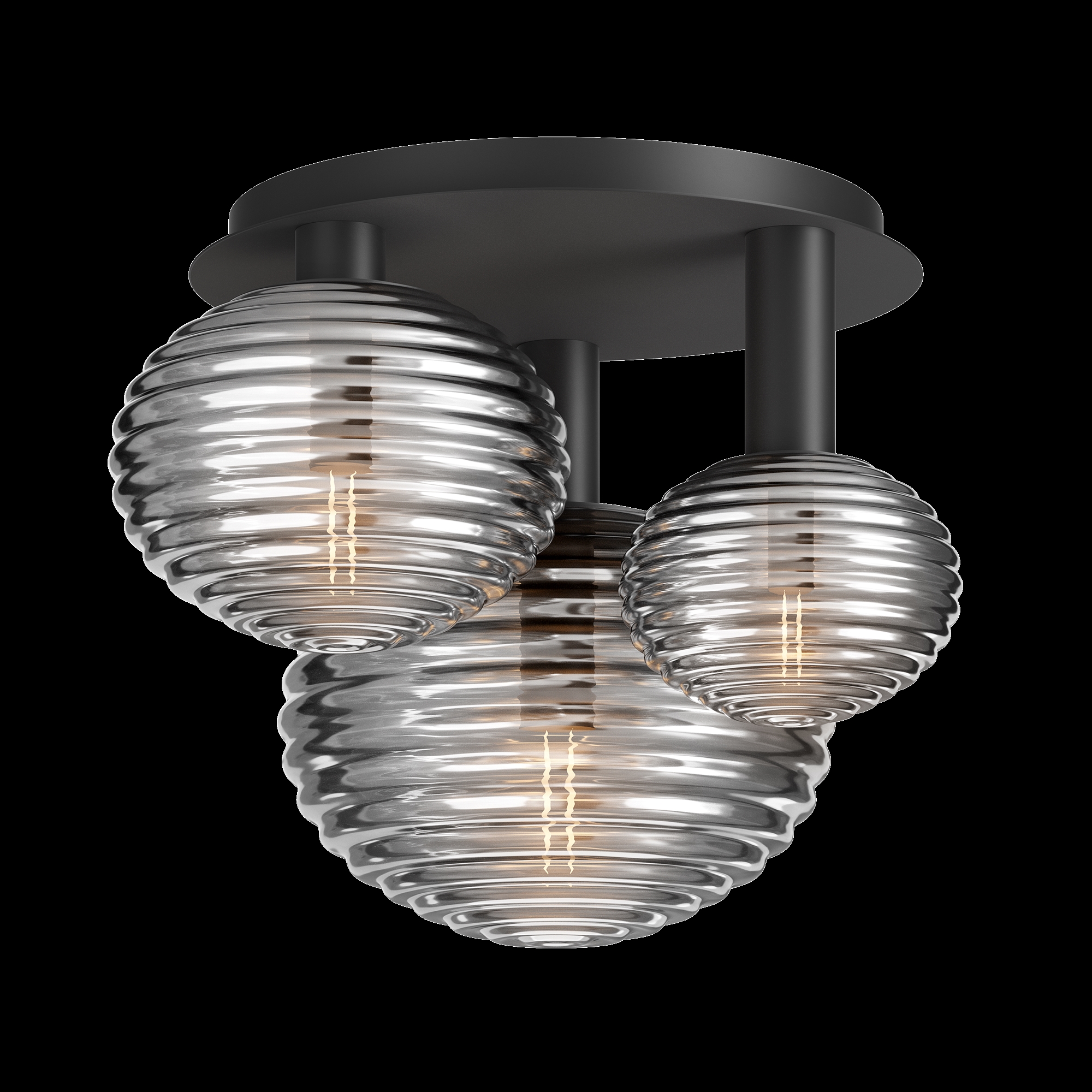 Потолочный светильник Reels E14х3 Потолочный светильник Maytoni MOD268CL-03B — изображение 3