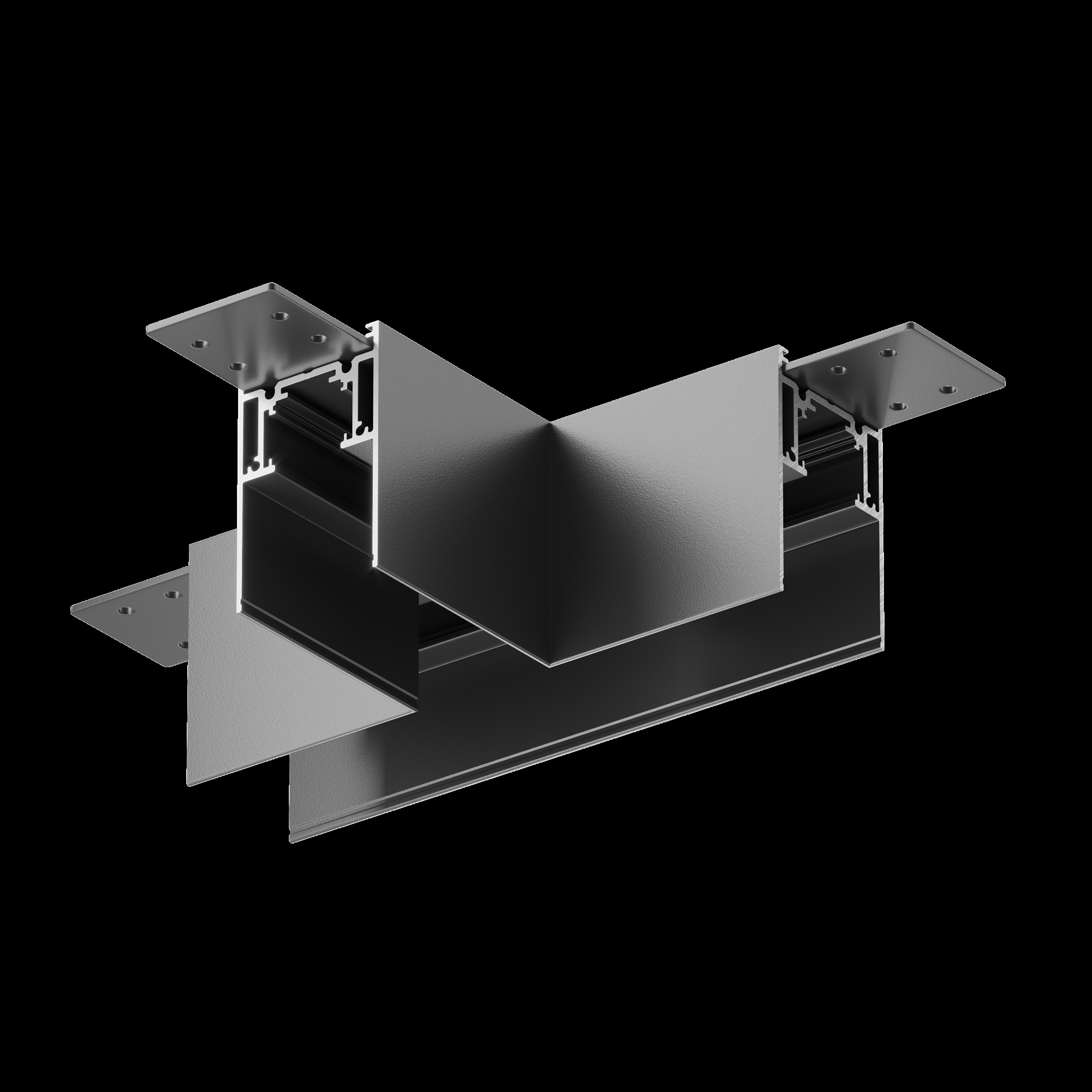 Коннектор Т-образный Gravity накладной черный Комплектующие для накладной трековой системы Technical TRA010CT-41B — изображение 4