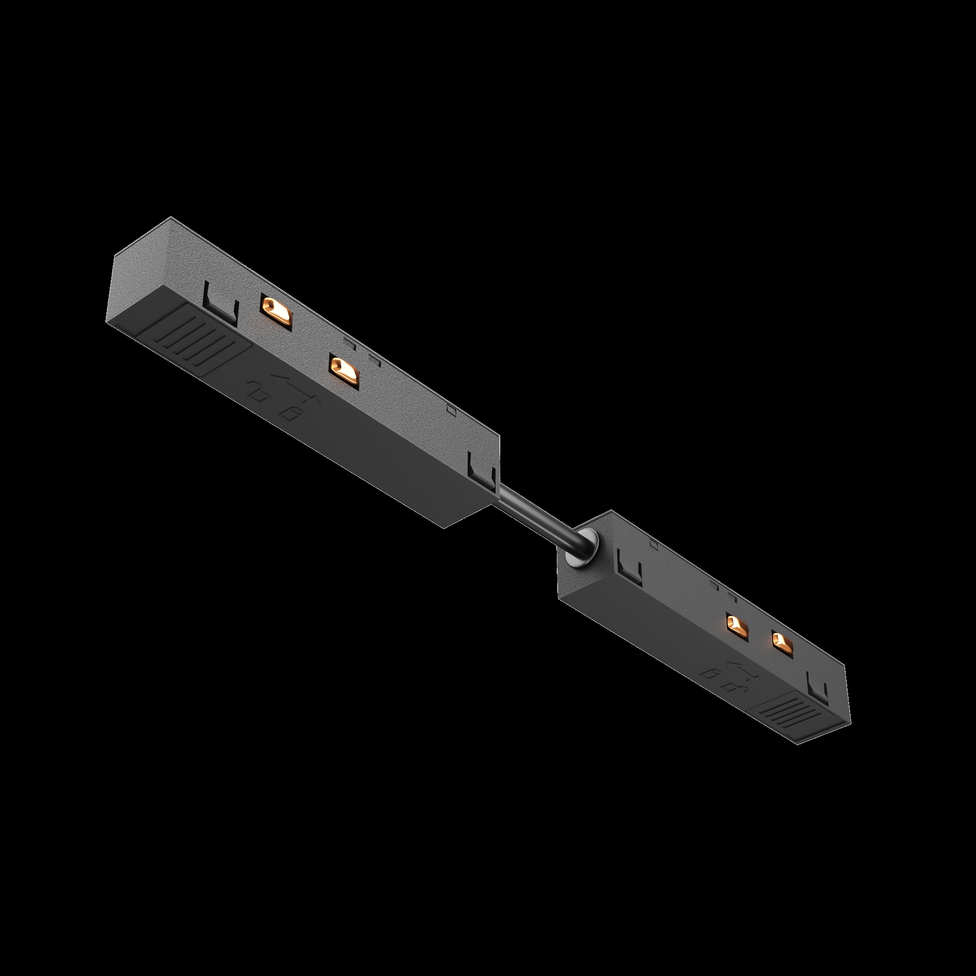 Коннектор питания прямой гибкий 5см Exility черный Комплектующие для систем освещения с токоведущими элементами Technical TRA034CPC-42B-5 — изображение 4